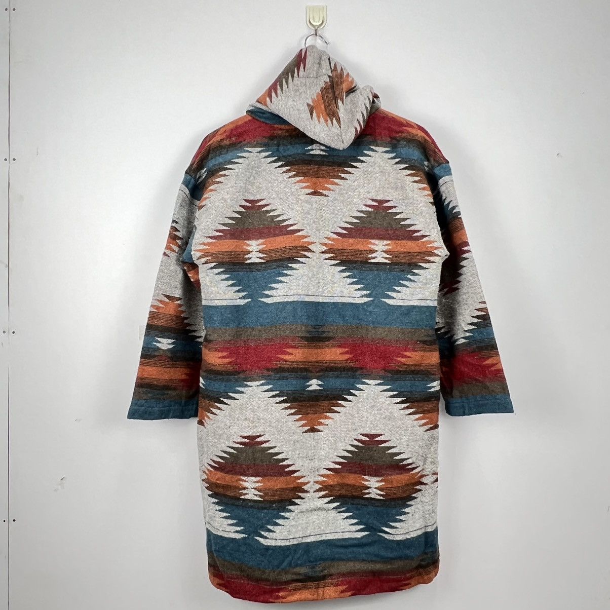 Native Vintage NAVAJO Hoodie Long Jacket Native Aztec J0015 Size US M / EU 48-50 / 2 - 5 Thumbnail