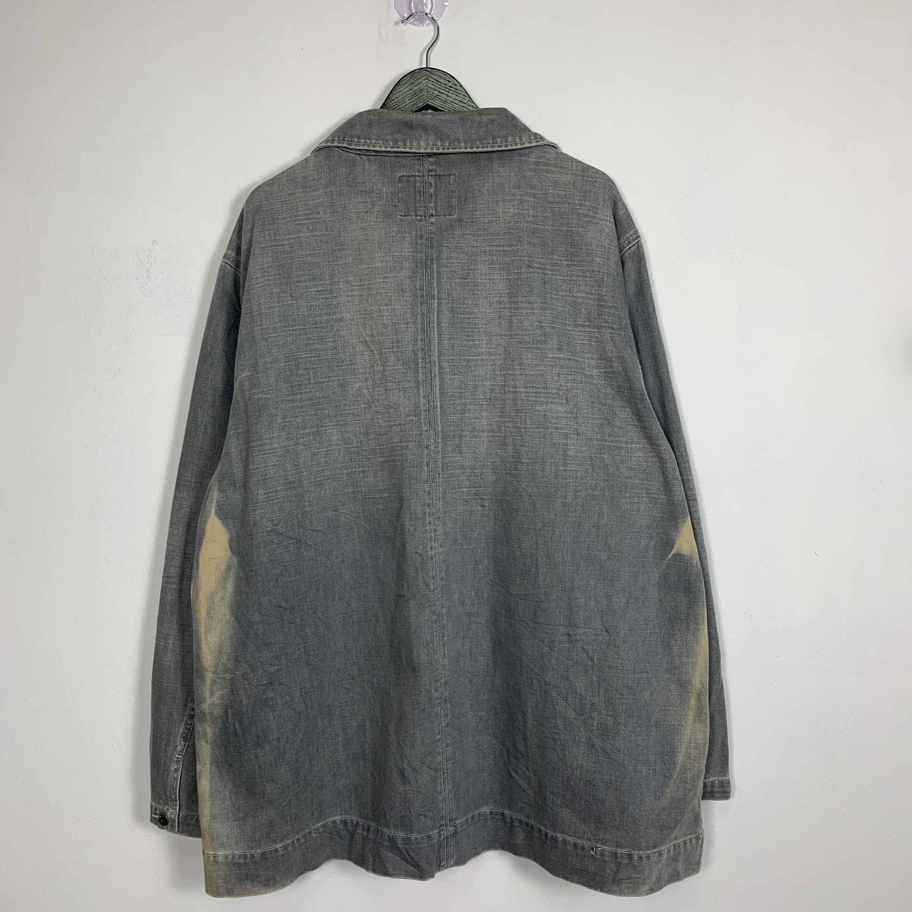 Nautica Vintage NAUTICA Distressed Denim Jeans Jacket J0821 Size US XL / EU 56 / 4 - 15 Thumbnail