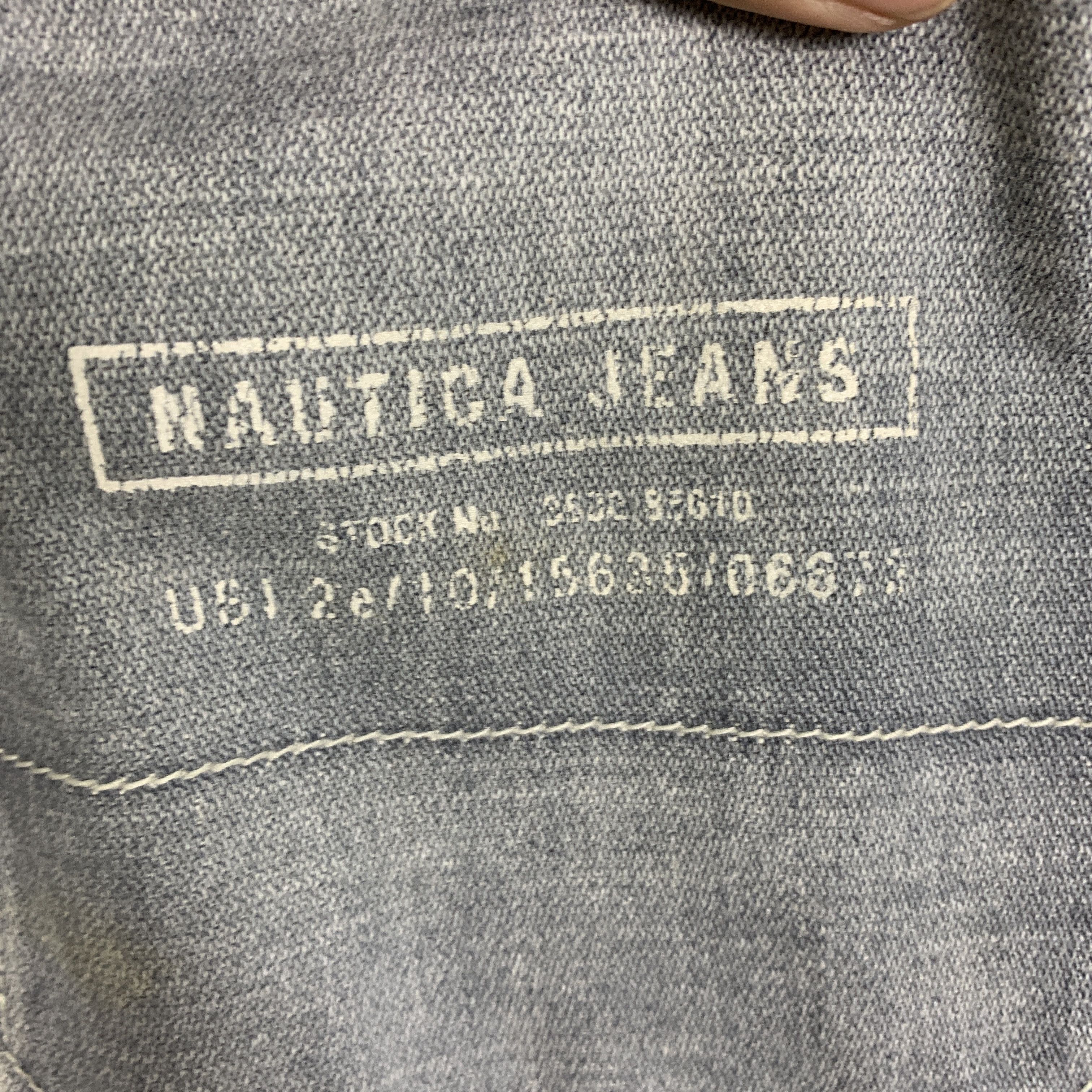 Nautica Vintage NAUTICA Distressed Denim Jeans Jacket J0821 Size US XL / EU 56 / 4 - 17 Thumbnail