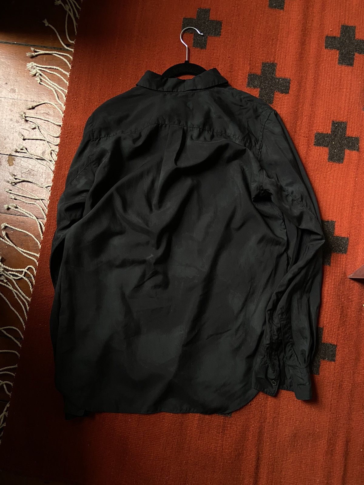 Comme des Garcons Black Discolored Button-Up Size US M / EU 48-50 / 2 - 9 Thumbnail