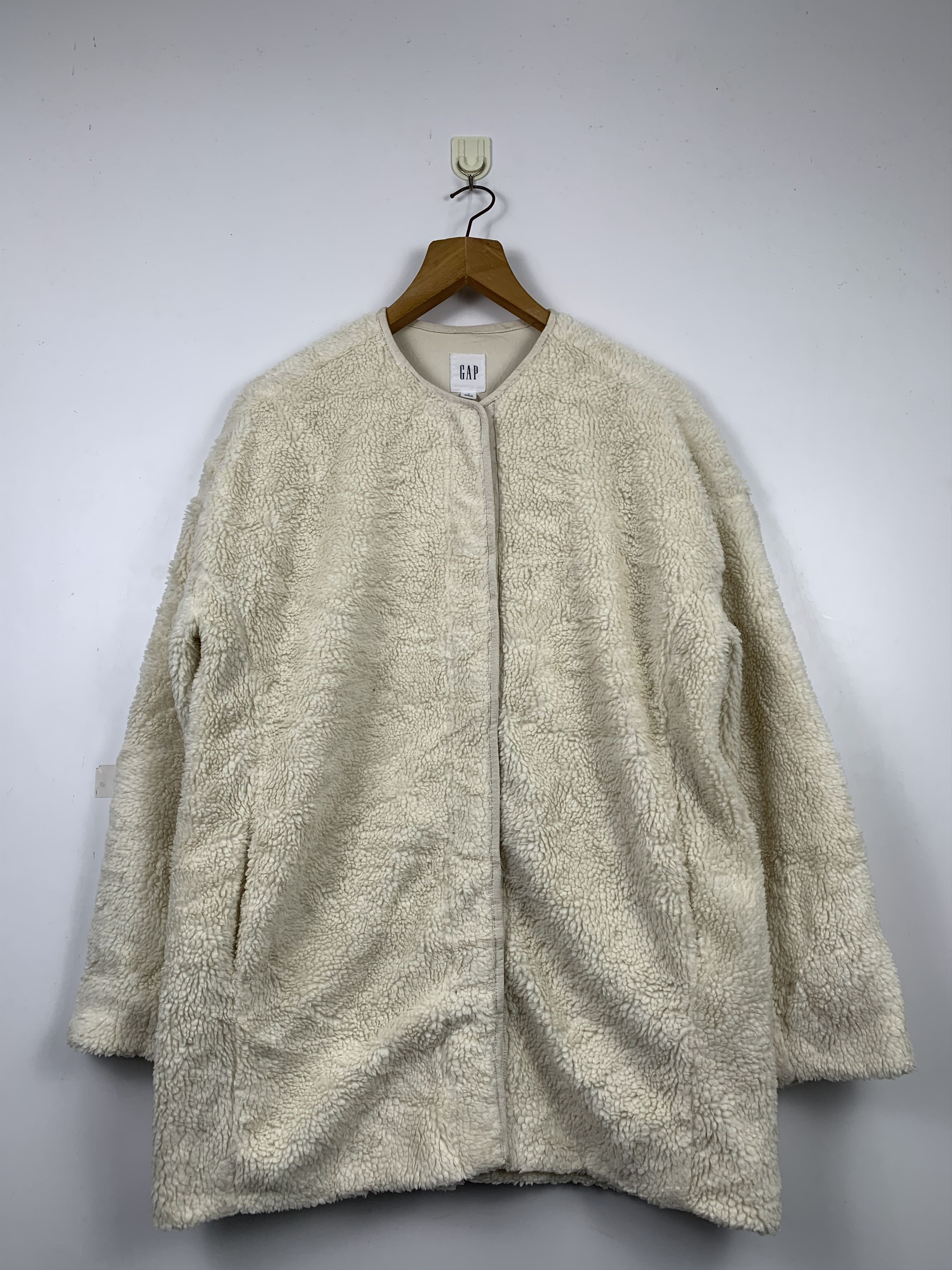 Gap Vintage GAP Sherpa Zip Up Jackets J0295 Size S / US 4 / IT 40 - 1 Thumbnail