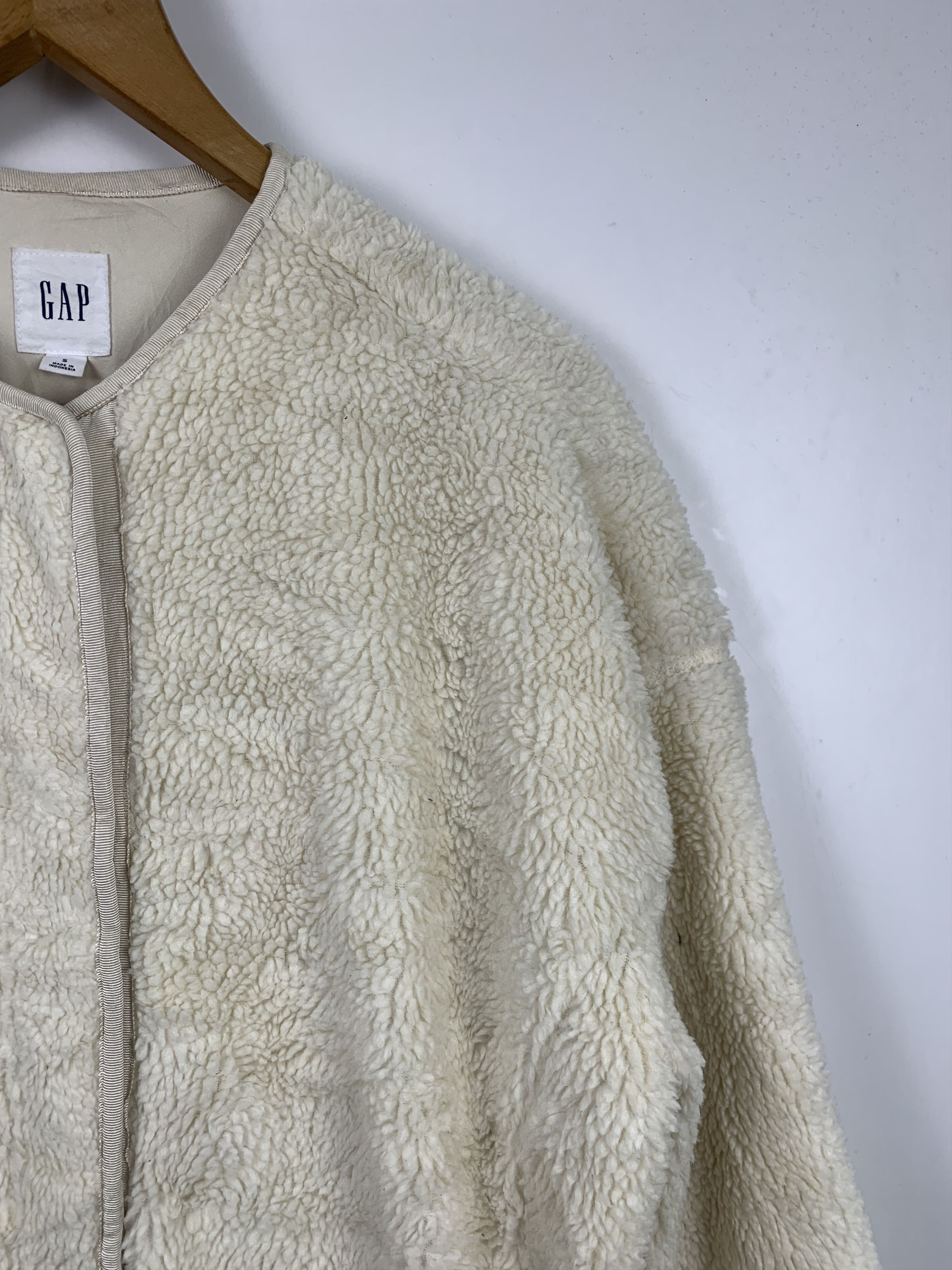 Gap Vintage GAP Sherpa Zip Up Jackets J0295 Size S / US 4 / IT 40 - 4 Thumbnail