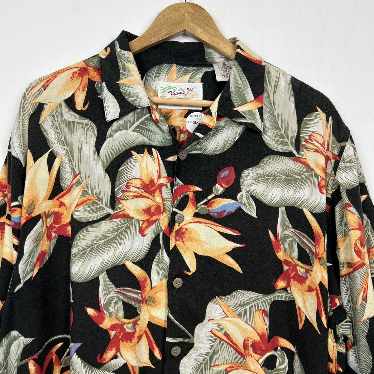 Vintage Vintage 90s Art HAWAIIAN Shirts KM0001 Size US XL / EU 56 / 4 - 2 Thumbnail