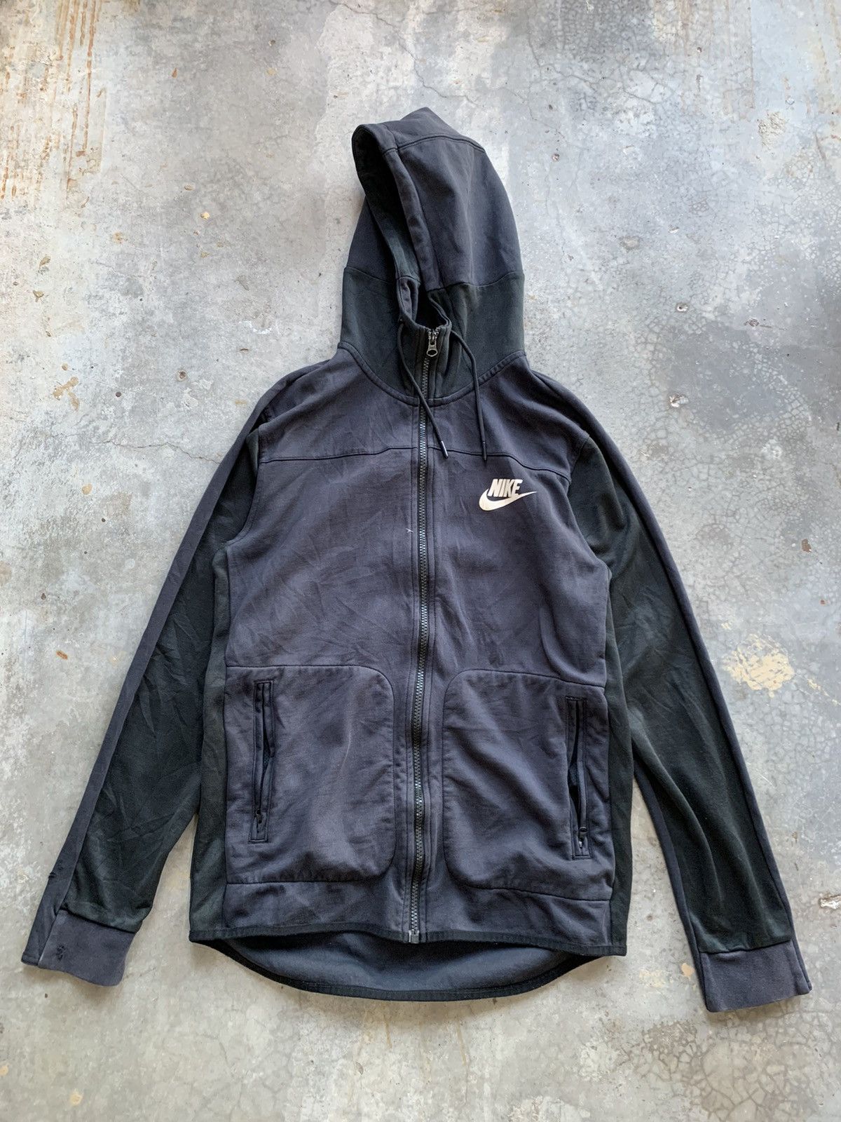 image of Nike Training Zip Up Hoodie in Black, Men's (Size Small)