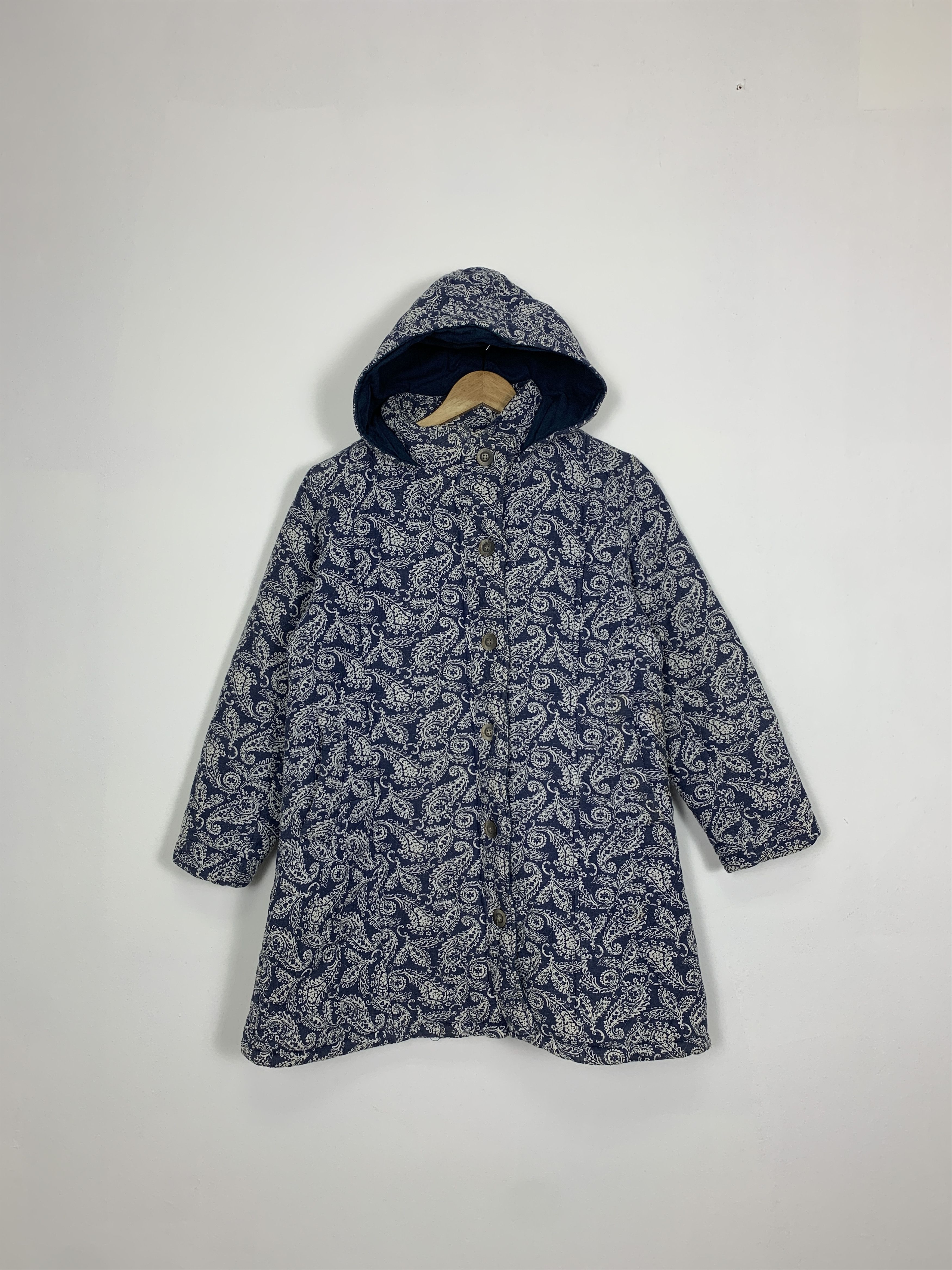Vintage Vintage MALIBU USA Bandana Pattern Hoodie Jacket J0920 Size US S / EU 44-46 / 1 - 1 Thumbnail