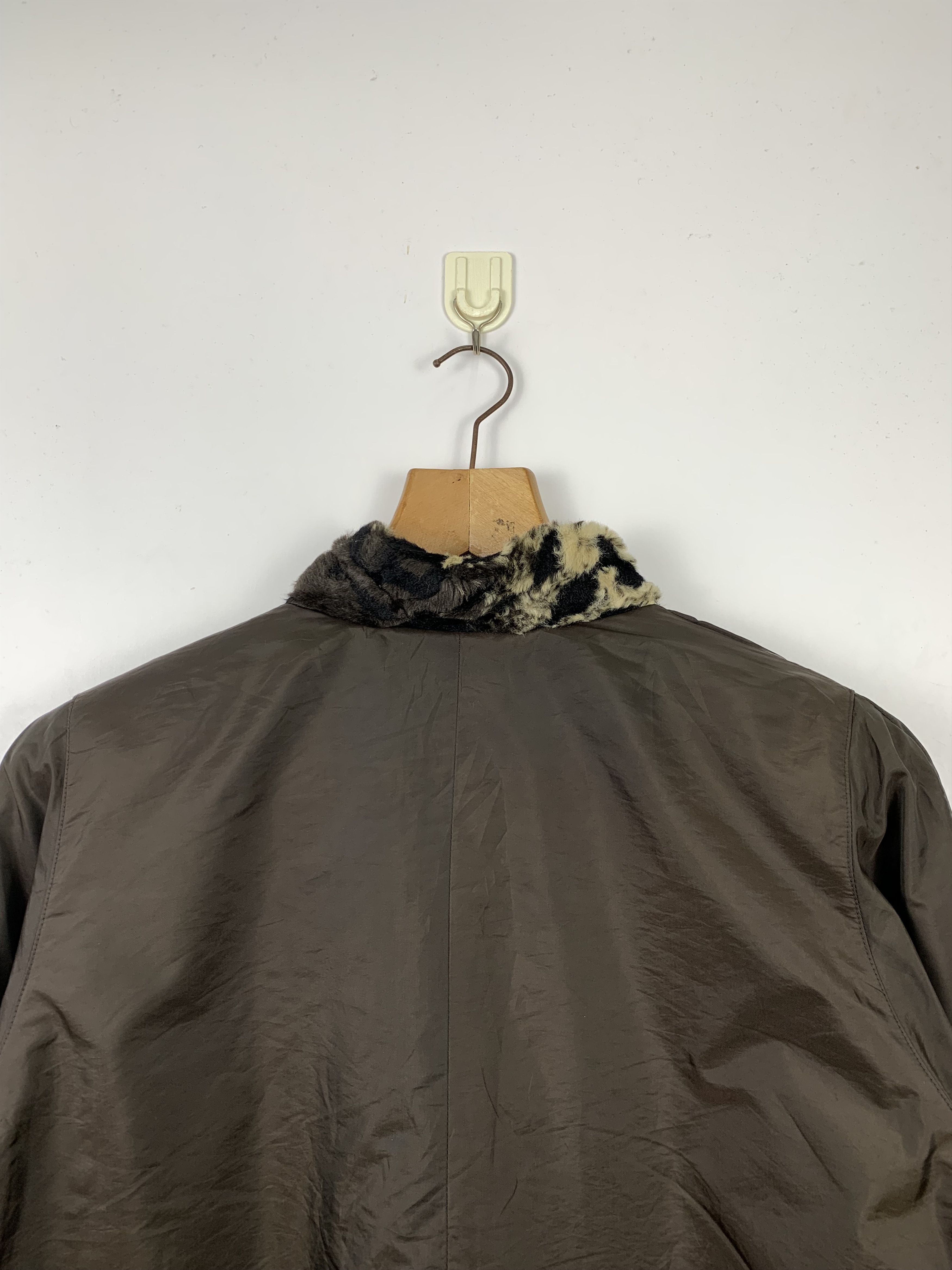 Japanese Brand Vintage LASOLETRENTE Tiger Long Coat Faux J0323 Size L / US 10 / IT 46 - 6 Thumbnail