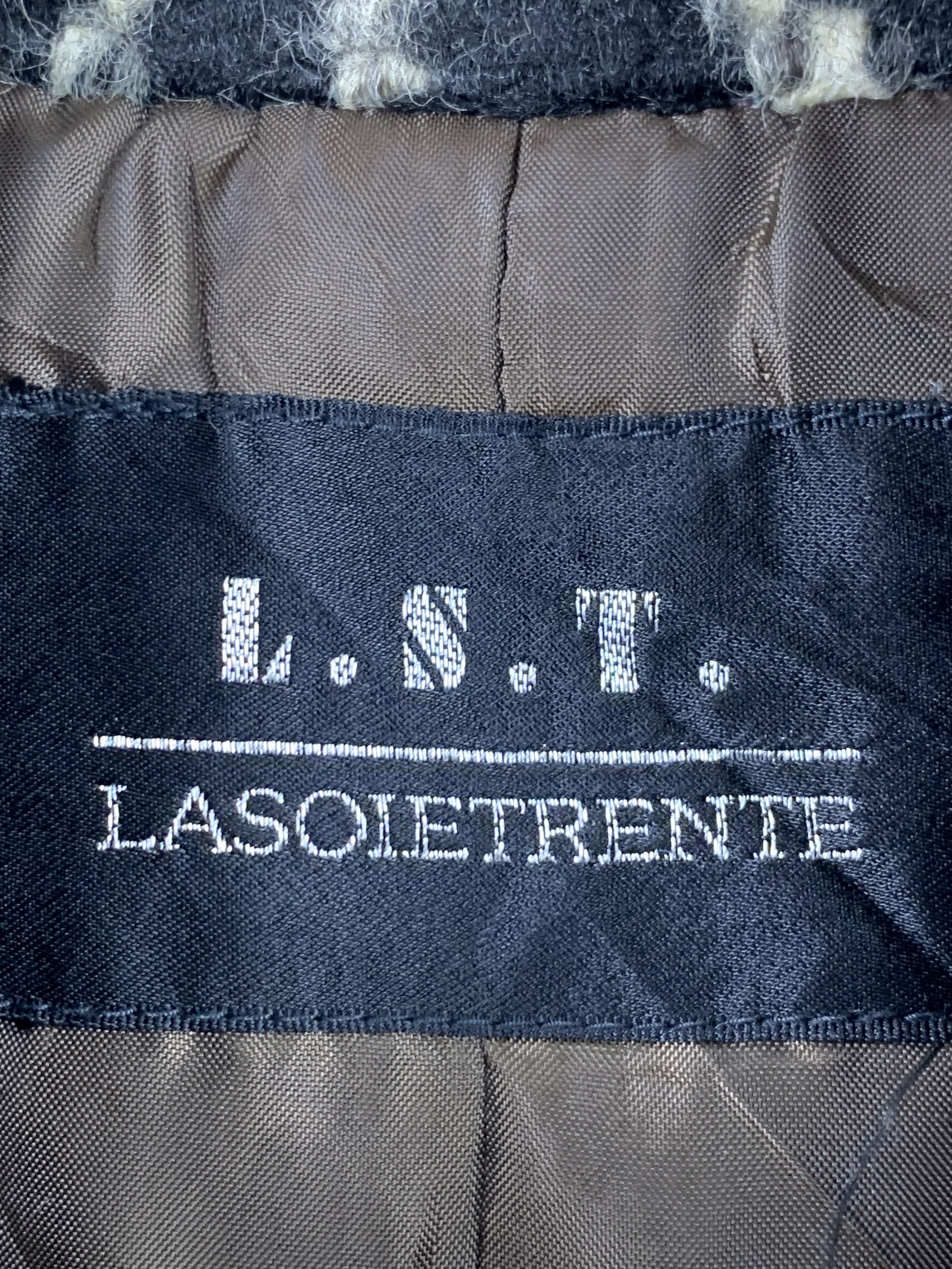 Japanese Brand Vintage LASOLETRENTE Tiger Long Coat Faux J0323 Size L / US 10 / IT 46 - 7 Thumbnail