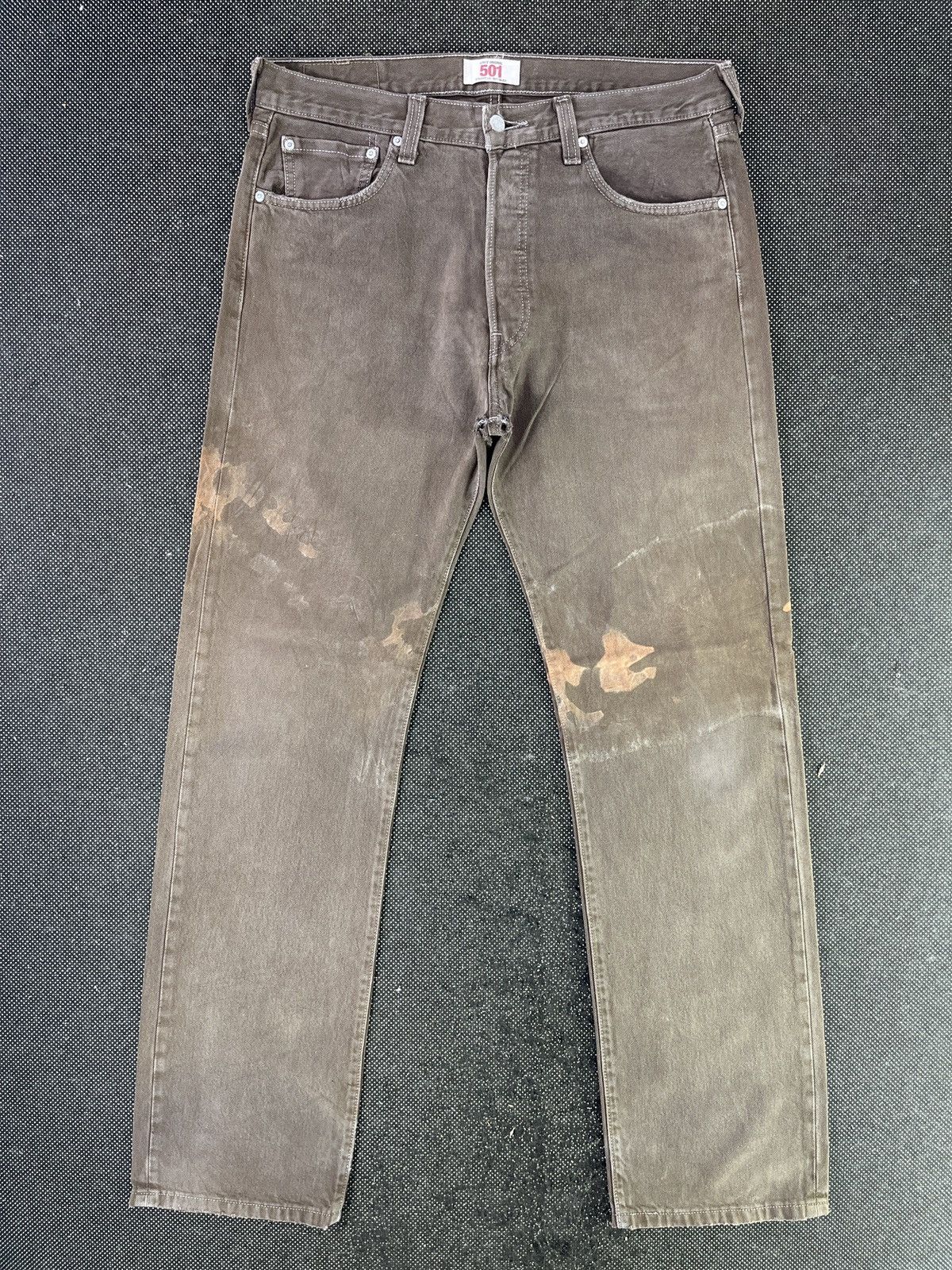 Levi's Vintage Levis 501 Bleach Jeans - J377 Size US 36 / EU 52 - 1 Thumbnail