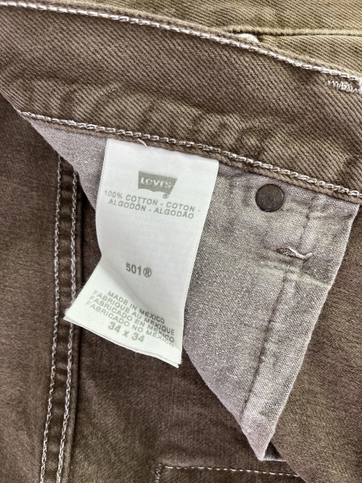 Levi's Vintage Levis 501 Bleach Jeans - J377 Size US 36 / EU 52 - 8 Thumbnail