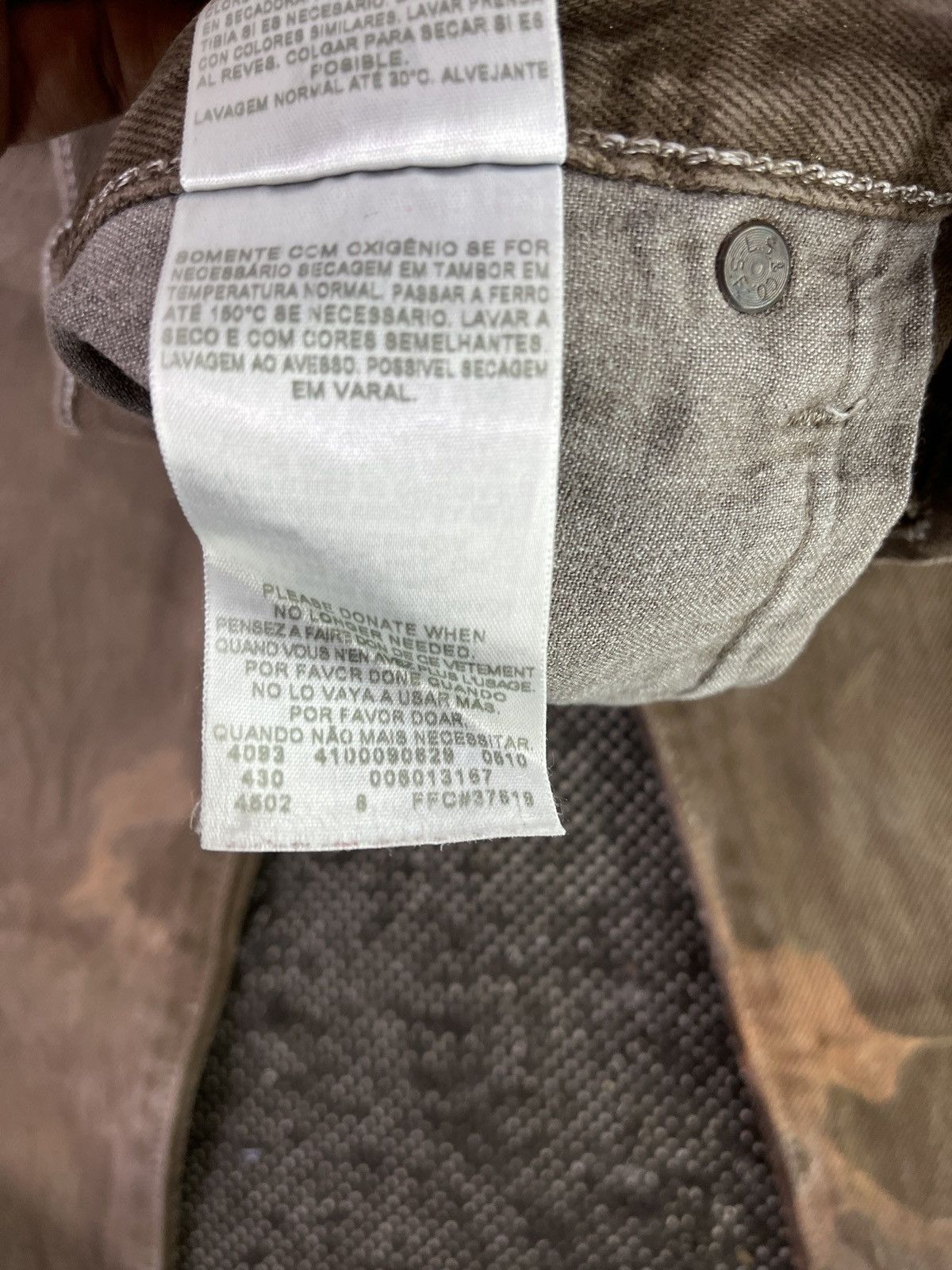 Levi's Vintage Levis 501 Bleach Jeans - J377 Size US 36 / EU 52 - 9 Thumbnail