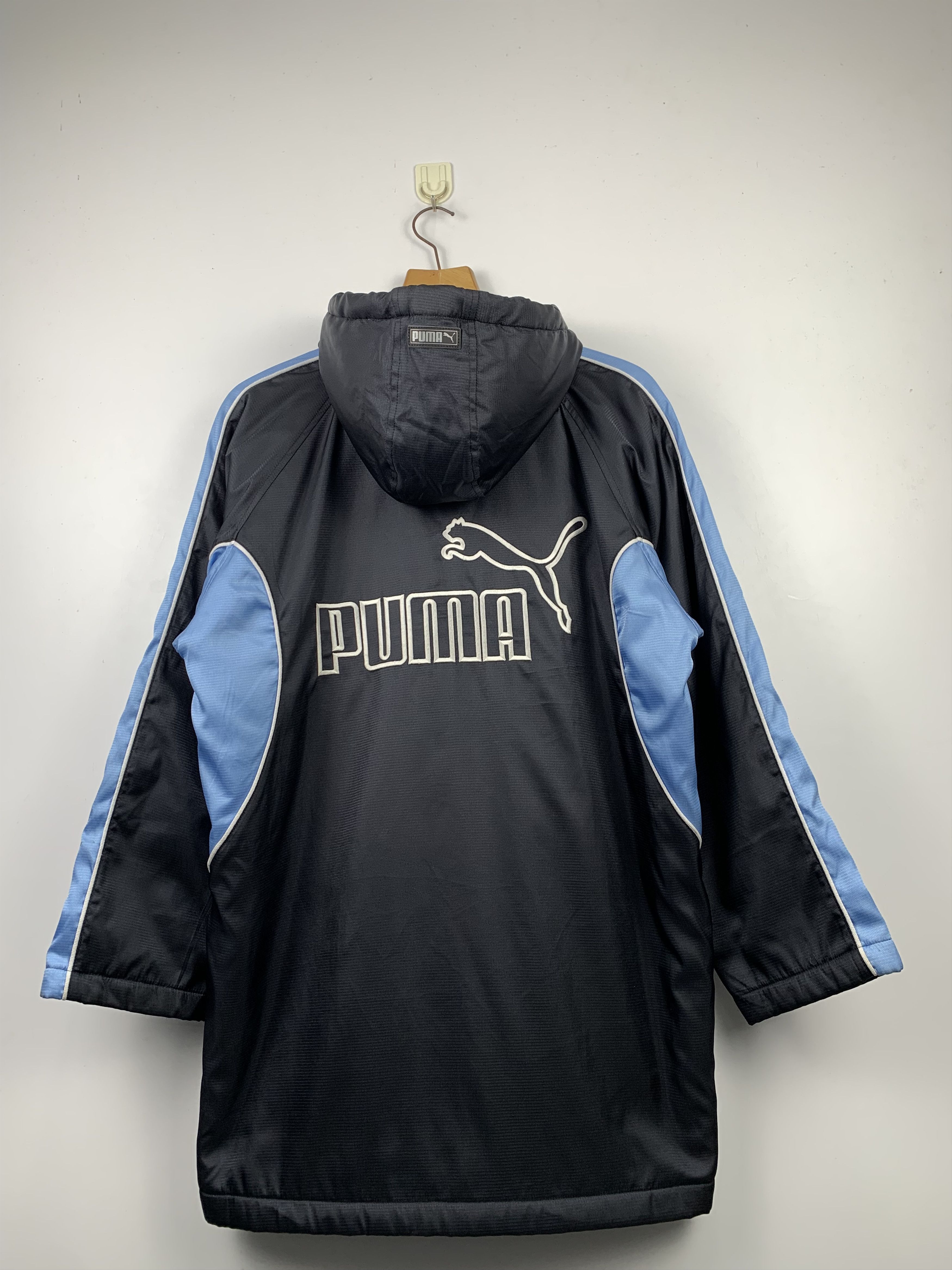 Puma Vintage PUMA Big Logo Hoodie Sherpa Lining Jacket J0322 Size US M / EU 48-50 / 2 - 9 Thumbnail