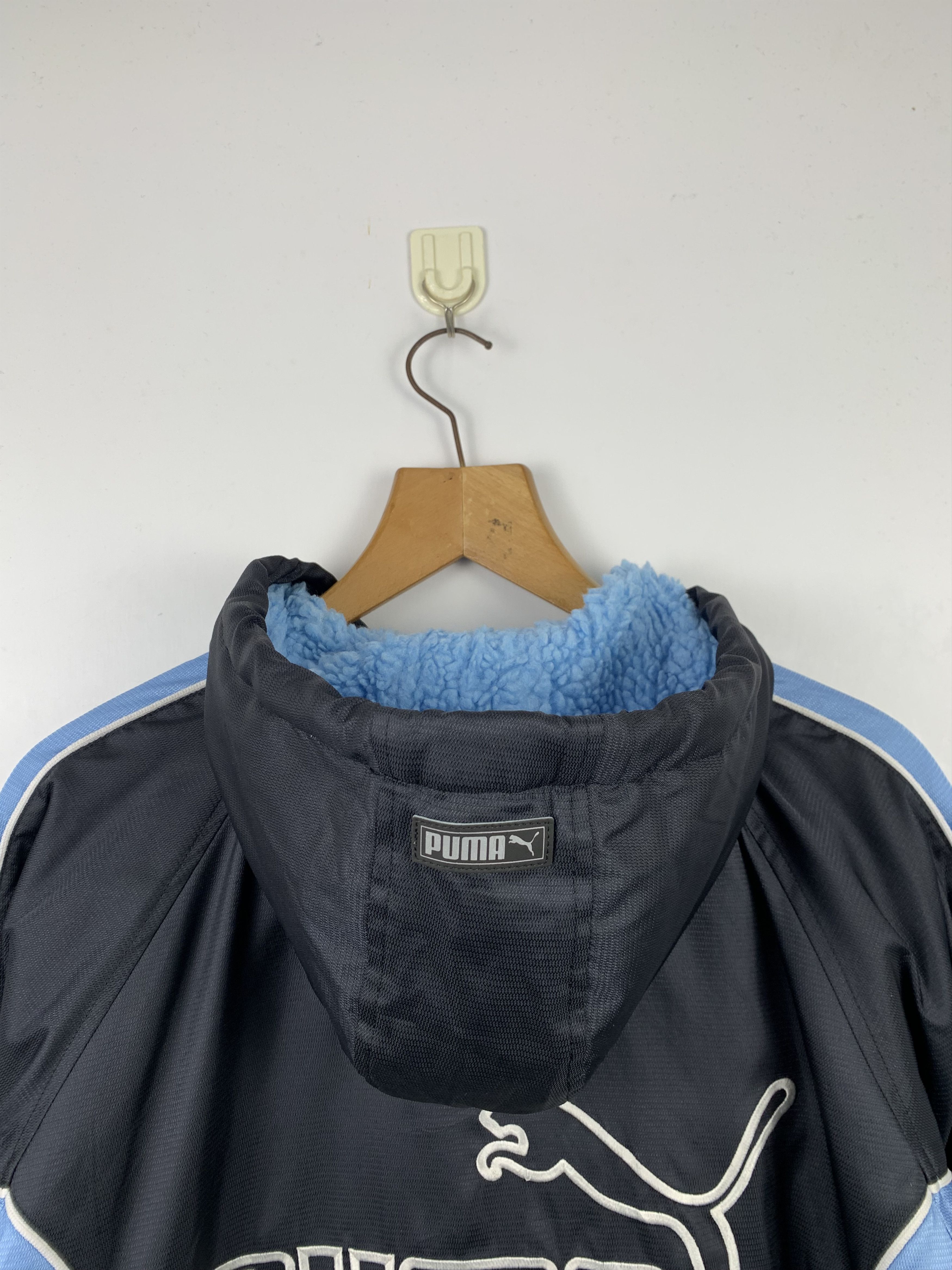 Puma Vintage PUMA Big Logo Hoodie Sherpa Lining Jacket J0322 Size US M / EU 48-50 / 2 - 10 Thumbnail