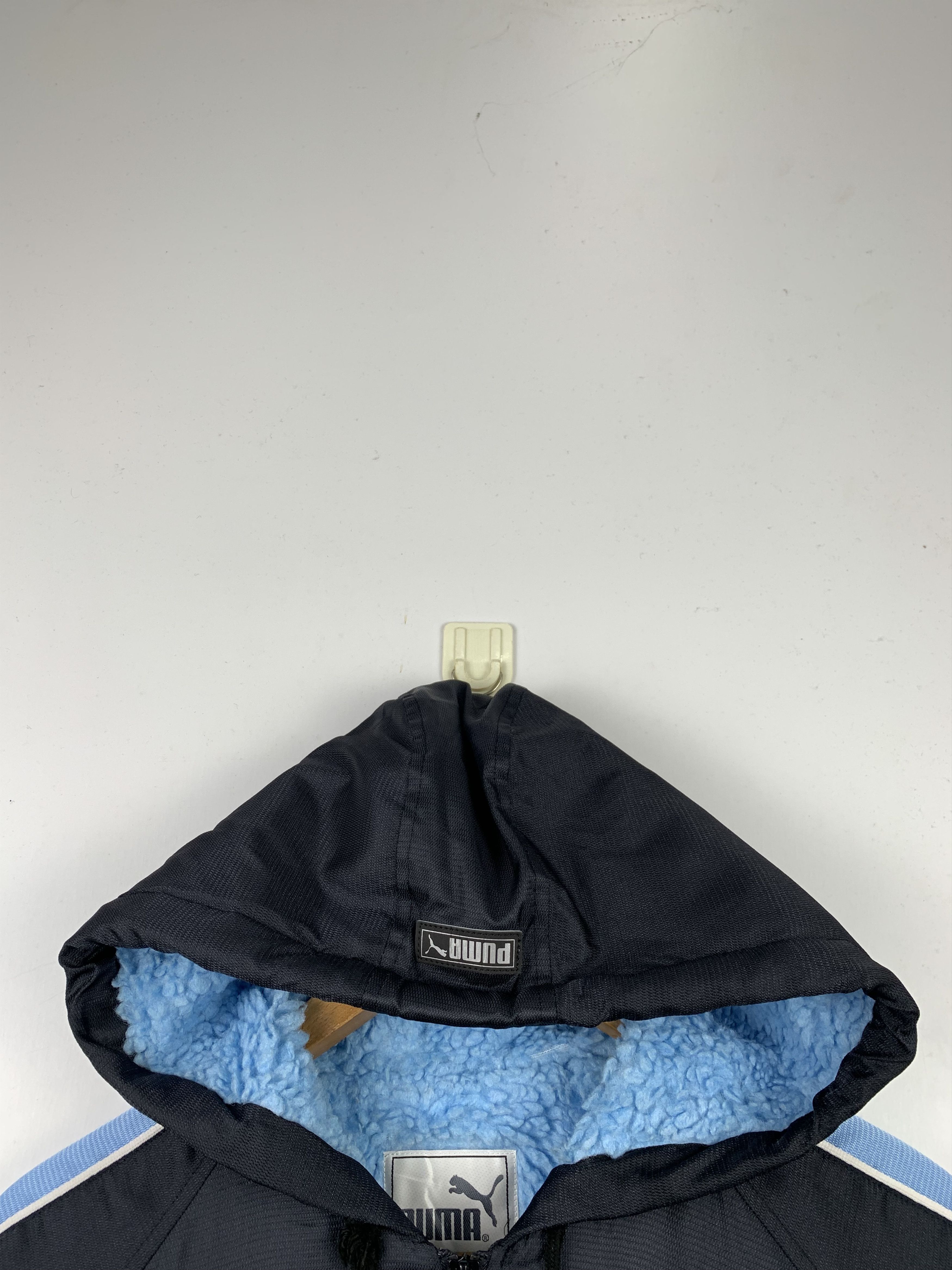 Puma Vintage PUMA Big Logo Hoodie Sherpa Lining Jacket J0322 Size US M / EU 48-50 / 2 - 5 Thumbnail