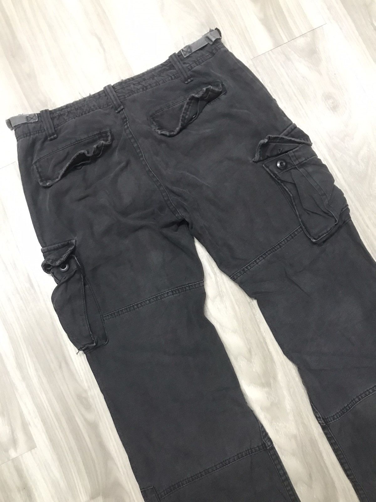 5351 POUR LES HOMMES Jungle Storm Cargo Pants Bondage Parachute Zipper Leg Size US 31 - 4 Thumbnail