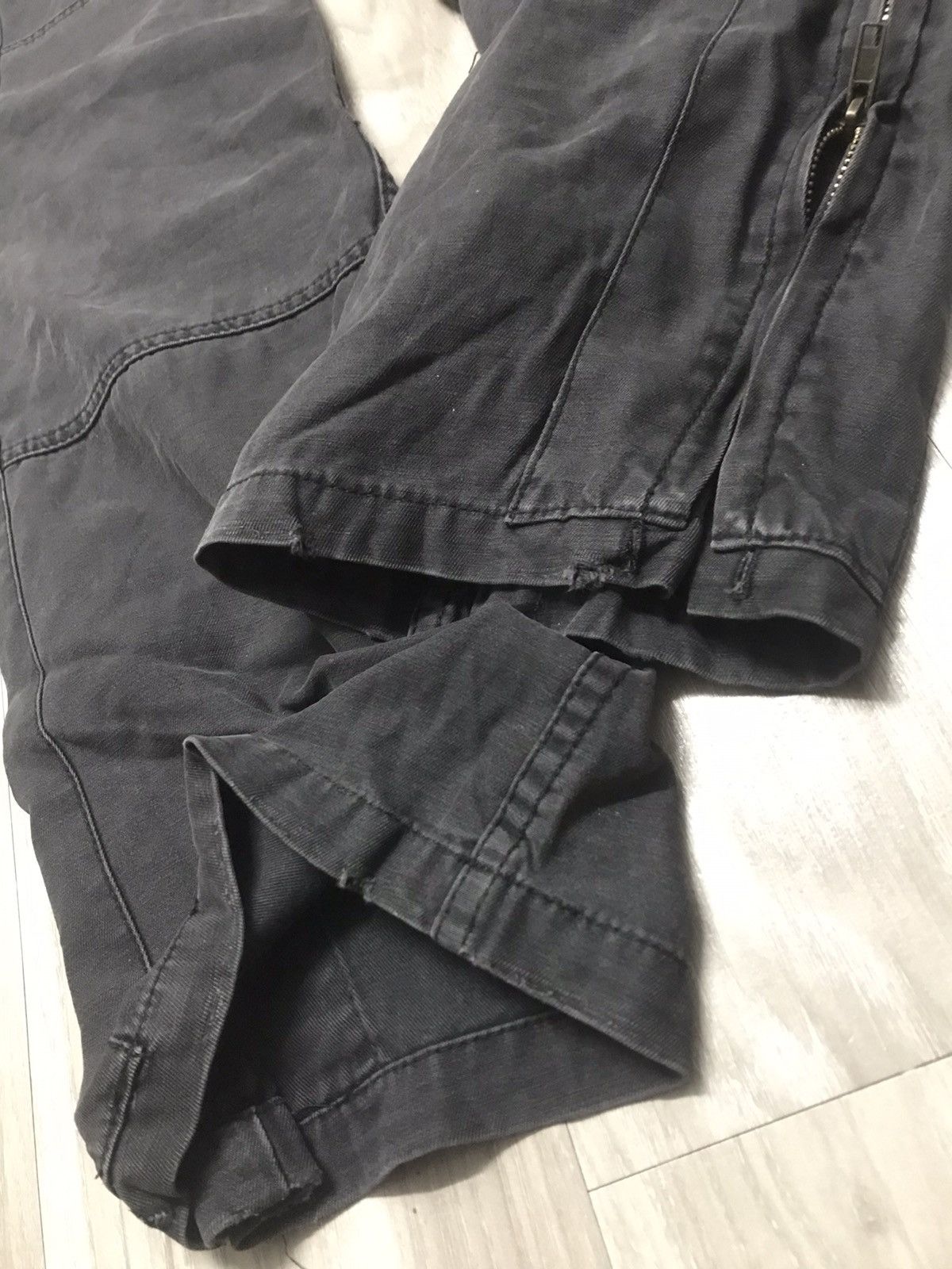 5351 POUR LES HOMMES Jungle Storm Cargo Pants Bondage Parachute Zipper Leg Size US 31 - 7 Thumbnail