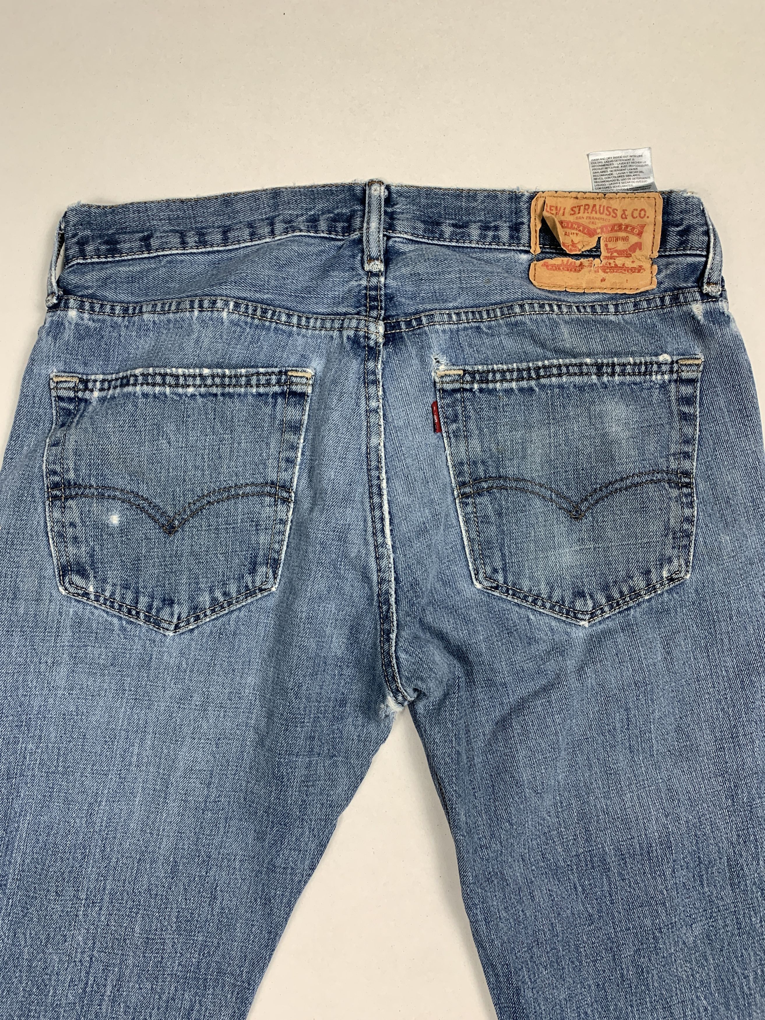 Levi's Vintage LEVI'S 527 Flared Bootcut Distressed Faded Mid Wash Size US 32 / EU 48 - 23 Thumbnail