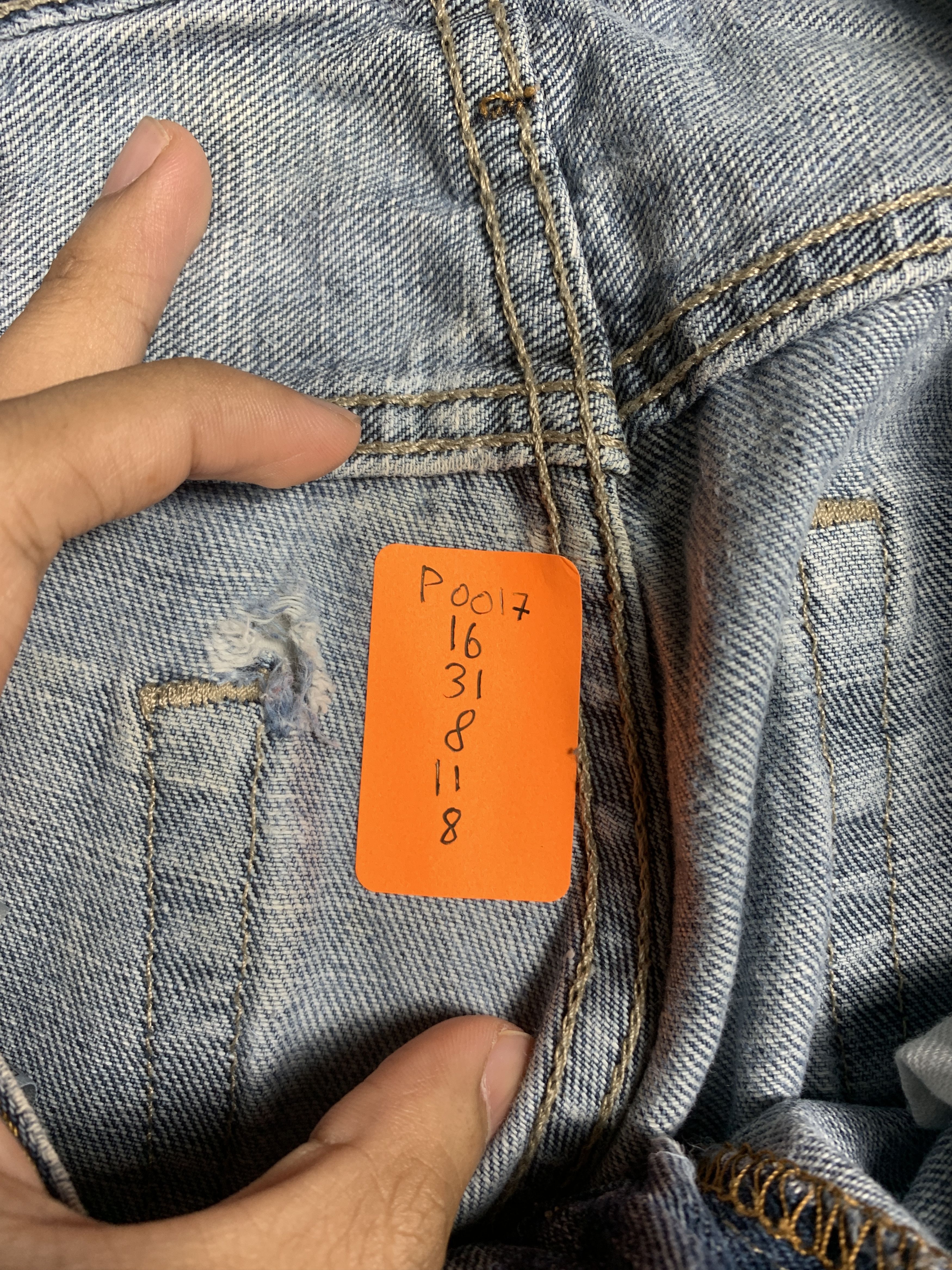 Levi's Vintage LEVI'S 527 Flared Bootcut Distressed Faded Mid Wash Size US 32 / EU 48 - 6 Thumbnail