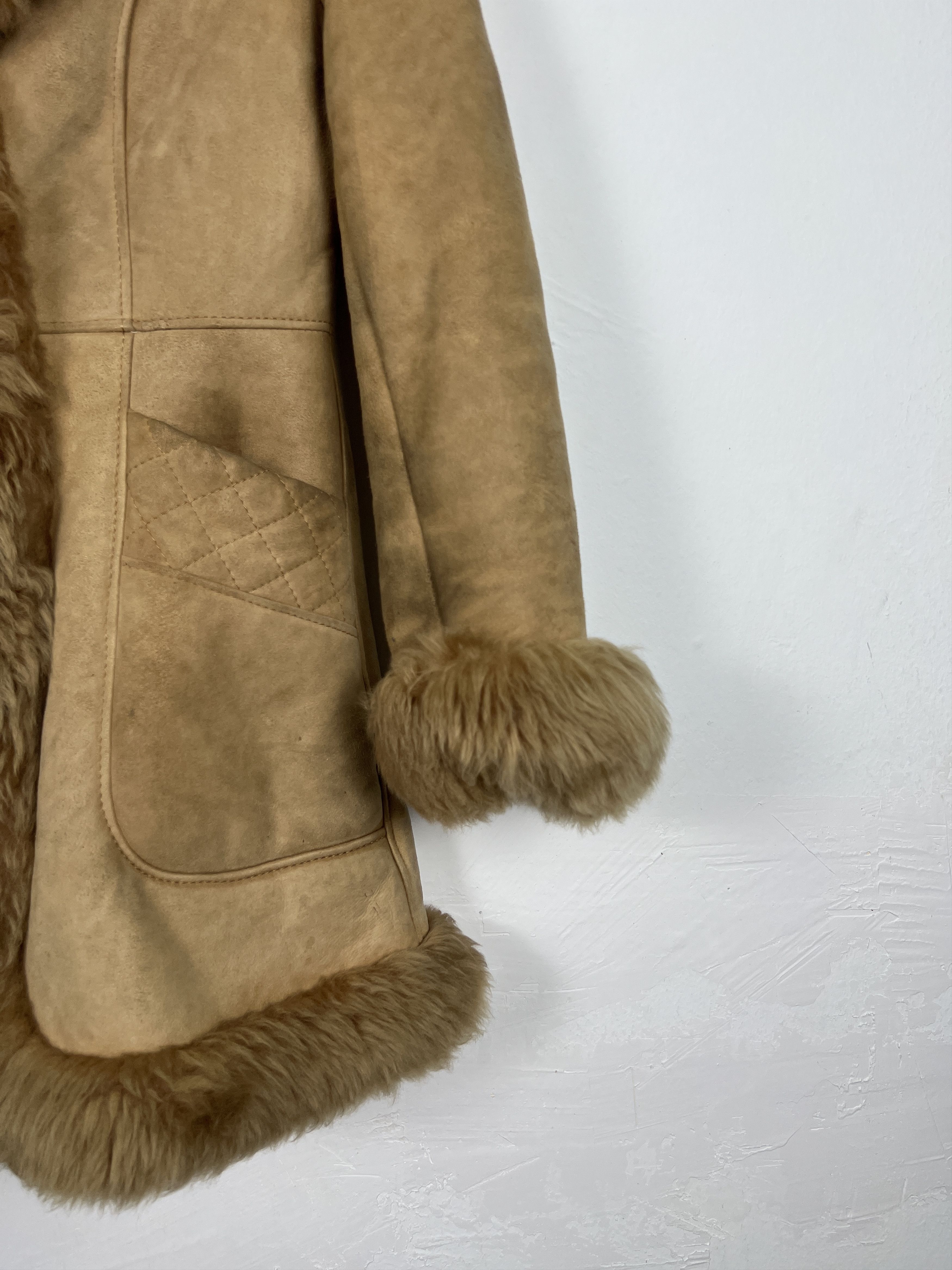 Genuine Leather Vintage Luxury Snob House Leather Fur Coat Jacket J0053 Size S / US 4 / IT 40 - 3 Thumbnail