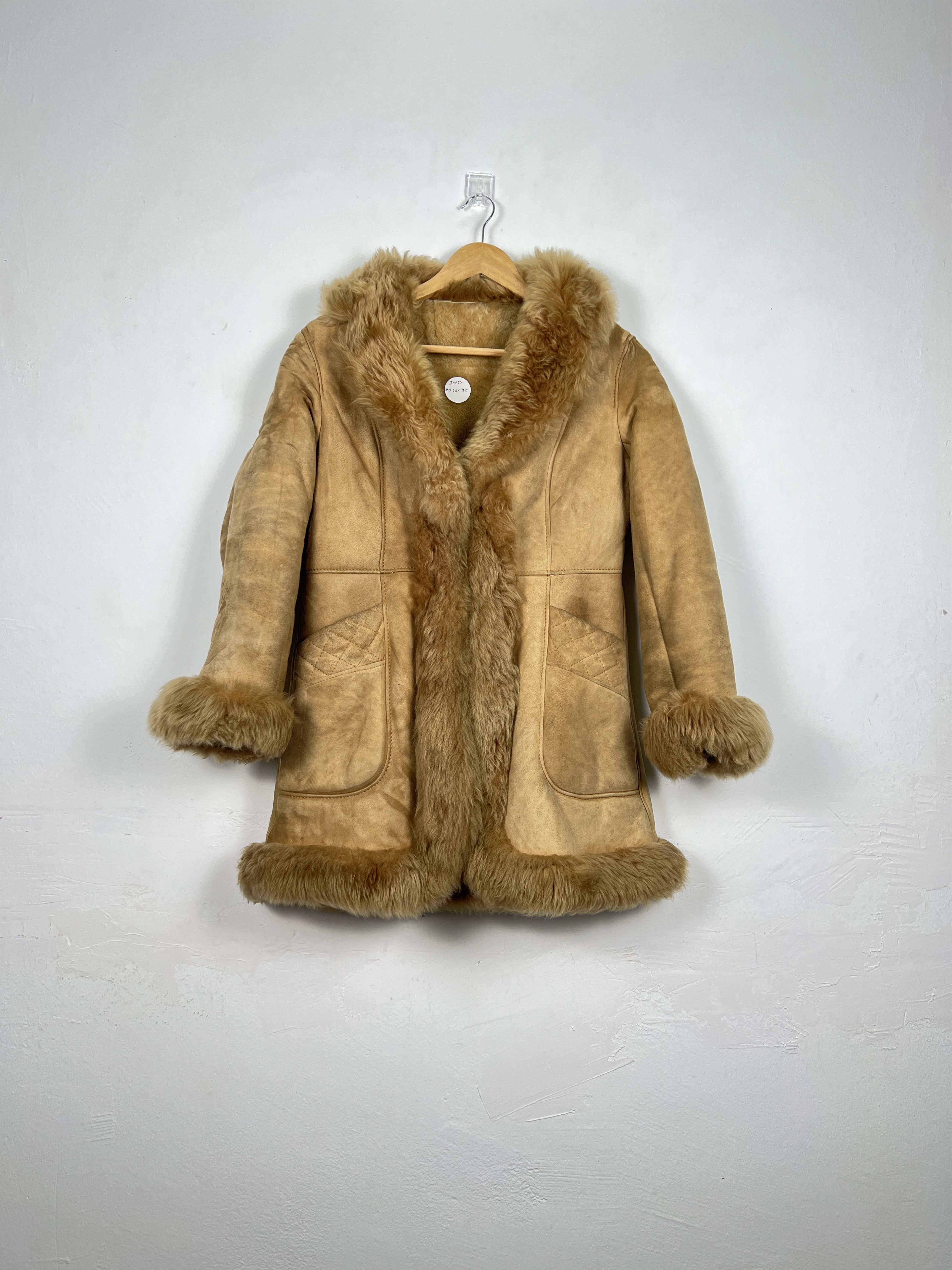 Genuine Leather Vintage Luxury Snob House Leather Fur Coat Jacket J0053 Size S / US 4 / IT 40 - 1 Thumbnail