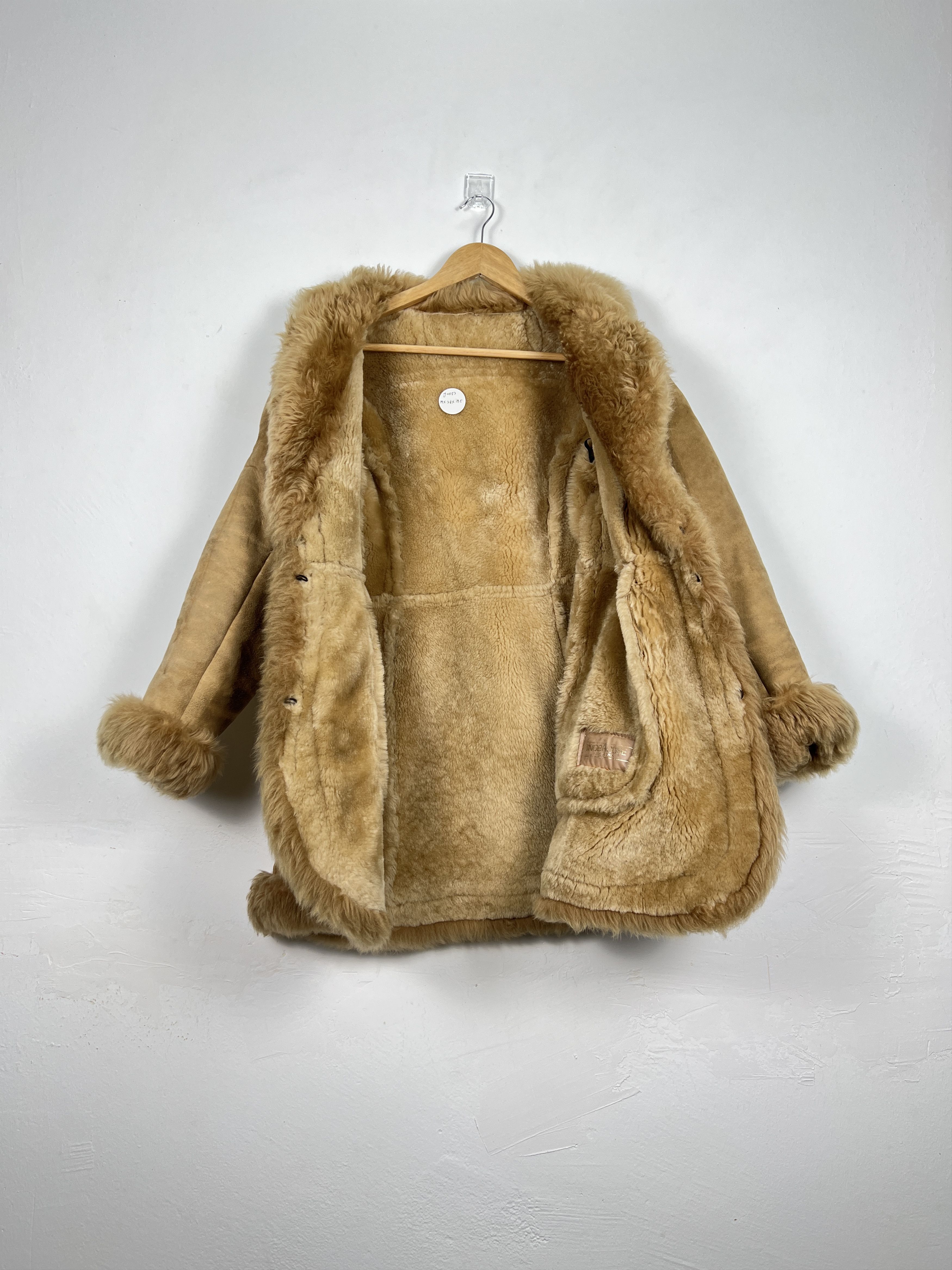 Genuine Leather Vintage Luxury Snob House Leather Fur Coat Jacket J0053 Size S / US 4 / IT 40 - 6 Thumbnail