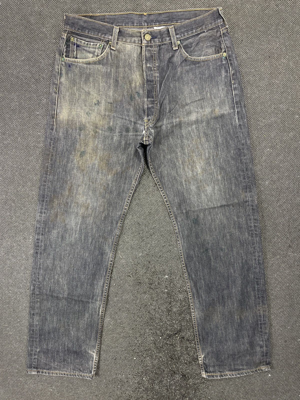 image of Levis 501 Rusty Wash Jeans - J621 in Black, Men's (Size 35)