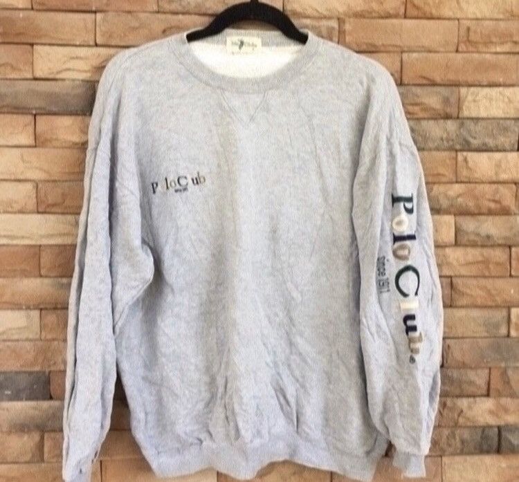 Beverly Hills Polo Club Vintage Polo Club Embroided Spellout Sweatshirt Size US M / EU 48-50 / 2 - 1 Thumbnail