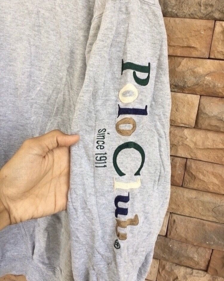 Beverly Hills Polo Club Vintage Polo Club Embroided Spellout Sweatshirt Size US M / EU 48-50 / 2 - 2 Thumbnail