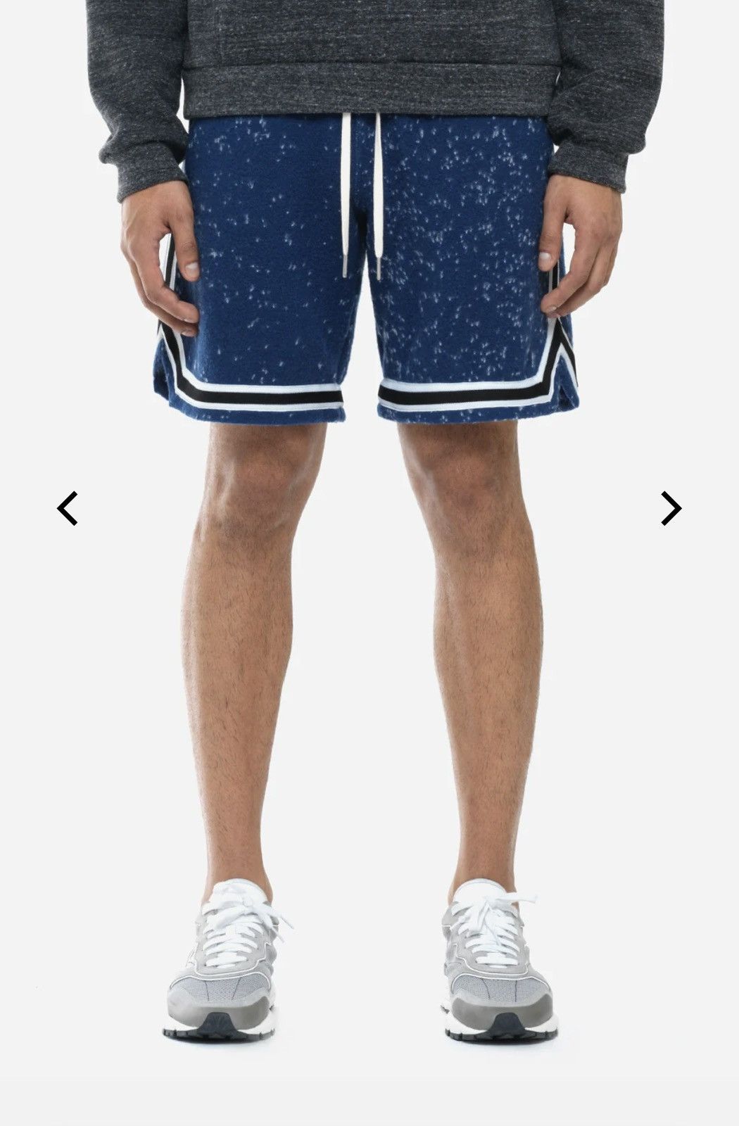 John Elliott JOHN ELLIOTT SPEC WOOL GAME SHORTS BLUE SMALL Size US 30 / EU 46 - 3 Thumbnail