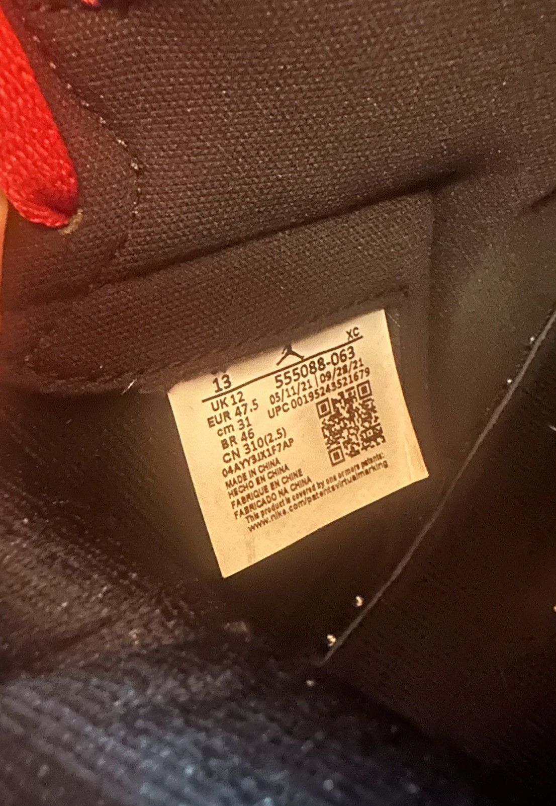 Jordan Brand Air Jordan 1 Retro High Og “Patent Bred” Size US 13 / EU 46 - 7 Thumbnail
