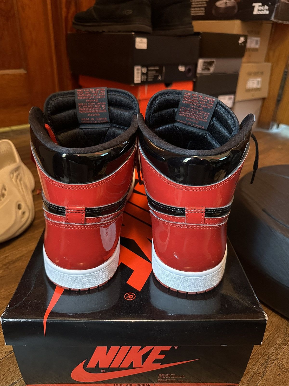Jordan Brand Air Jordan 1 Retro High Og “Patent Bred” Size US 13 / EU 46 - 8 Thumbnail