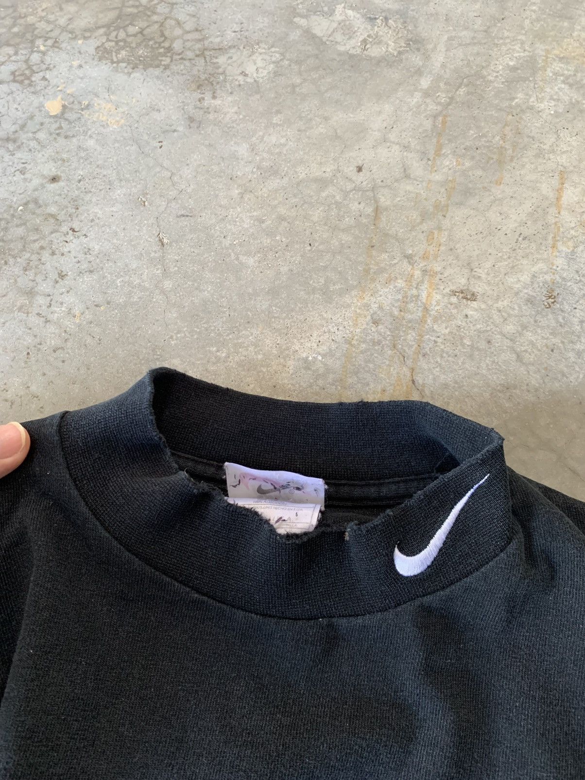 Vintage Vintage Thrashed Distressed Mock Neck USA Nike Long Sleeve Size US M / EU 48-50 / 2 - 3 Thumbnail