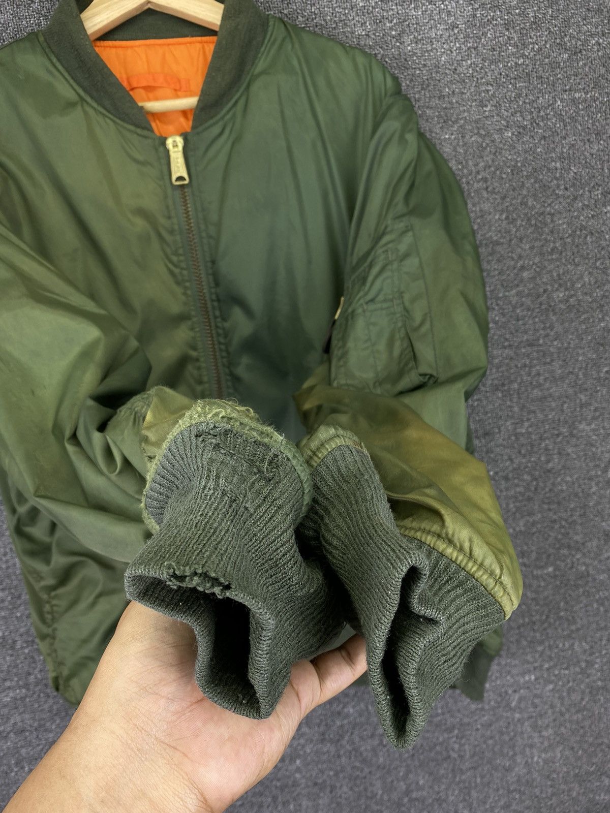 Japanese Brand Vintage Turkey Bear Flight Riversible Bomber Jacket Size US L / EU 52-54 / 3 - 3 Thumbnail