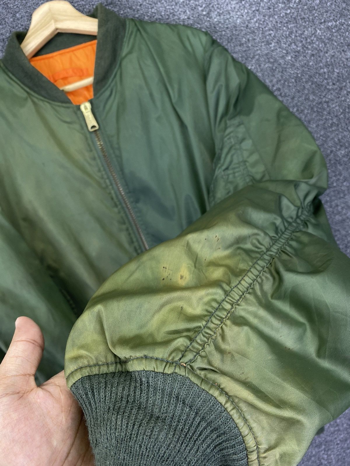 Japanese Brand Vintage Turkey Bear Flight Riversible Bomber Jacket Size US L / EU 52-54 / 3 - 12 Thumbnail