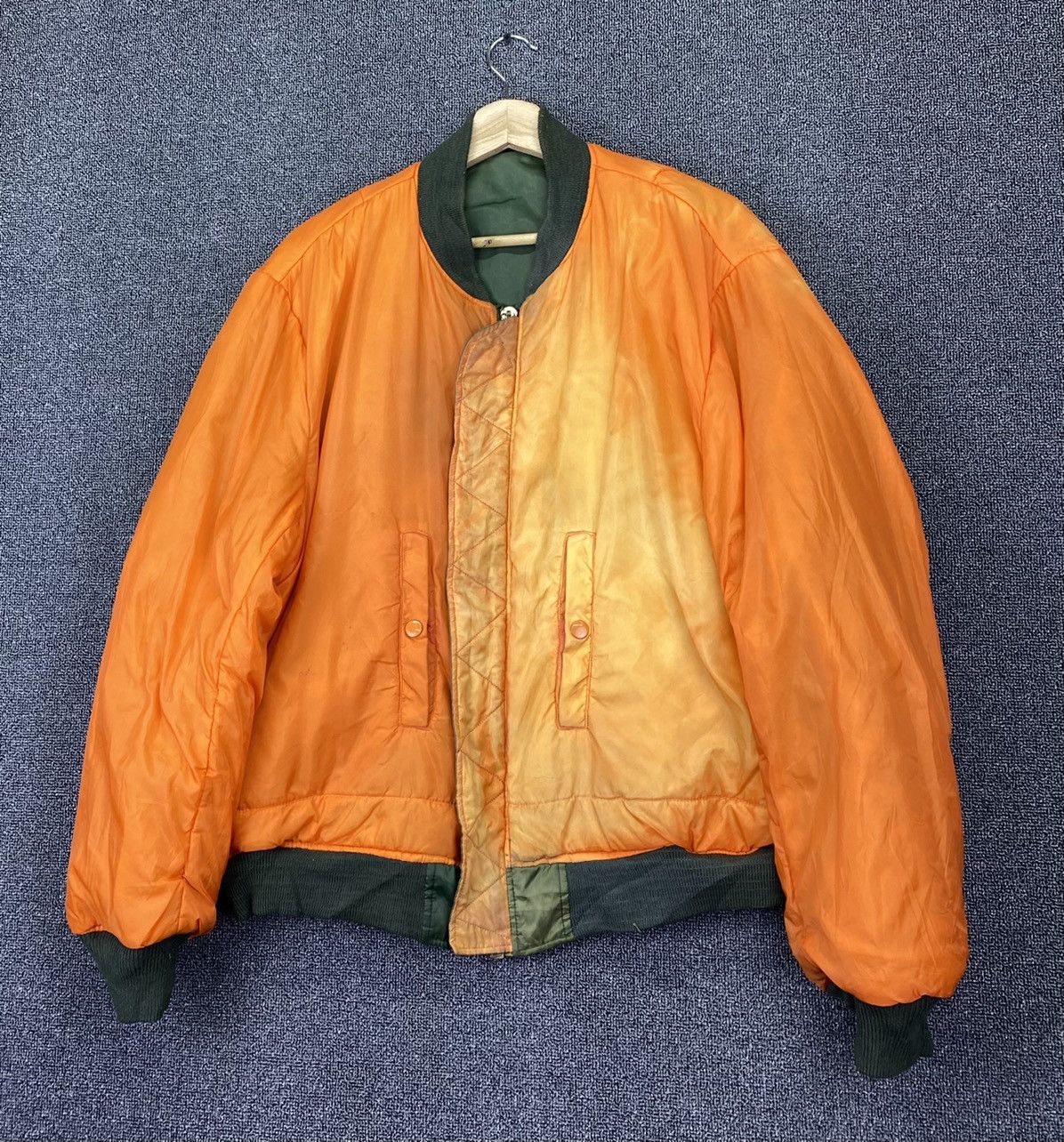 Japanese Brand Vintage Turkey Bear Flight Riversible Bomber Jacket Size US L / EU 52-54 / 3 - 16 Thumbnail