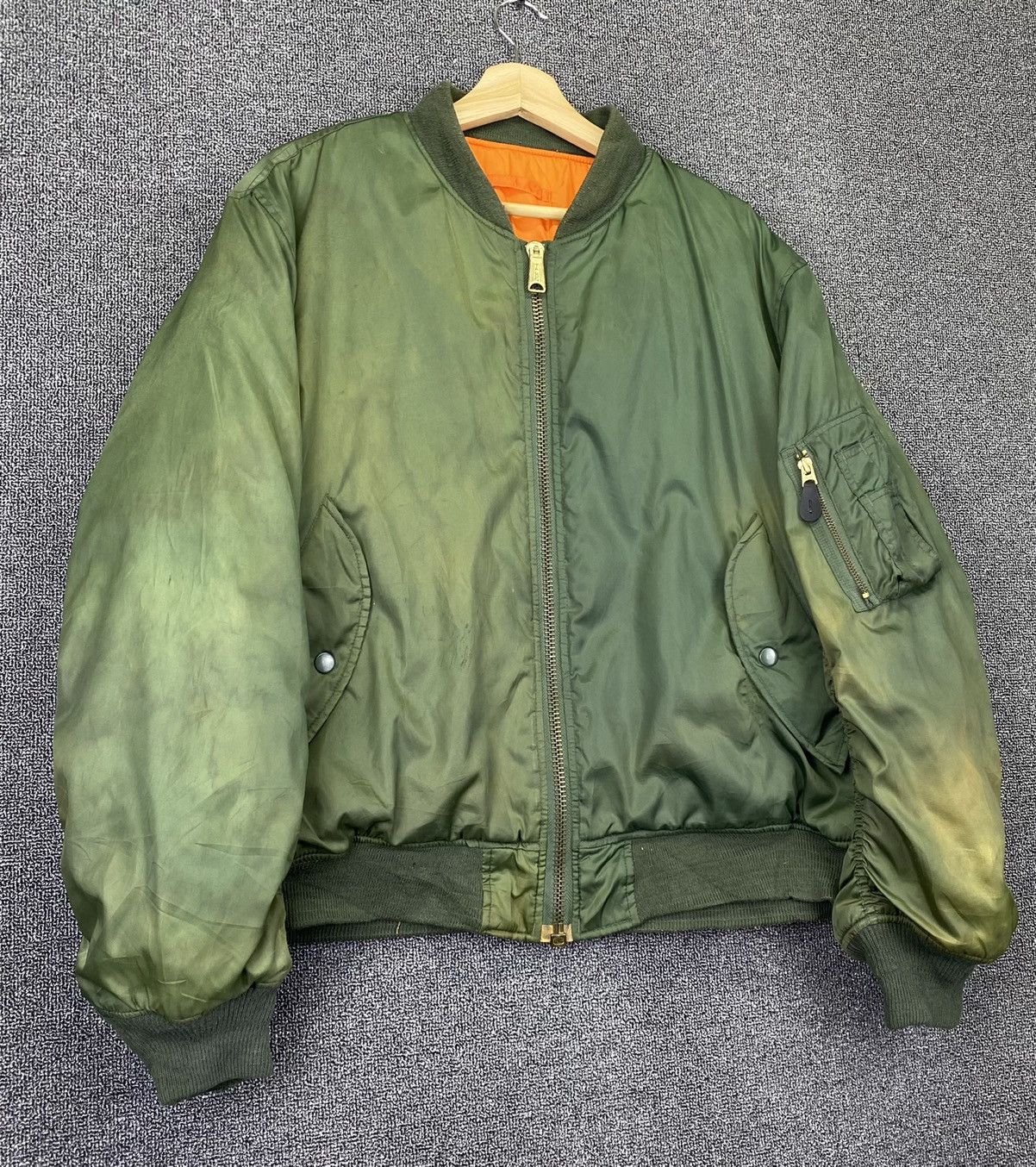Japanese Brand Vintage Turkey Bear Flight Riversible Bomber Jacket Size US L / EU 52-54 / 3 - 2 Thumbnail