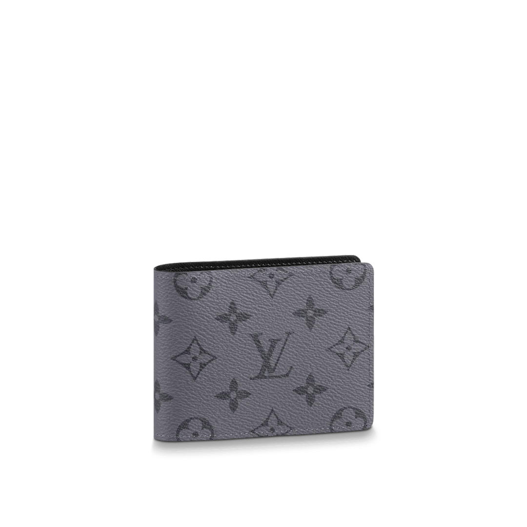 Authentic New Rare Louis Vuitton Reverse Eclipse Monogram Slender Wallet  Bifold