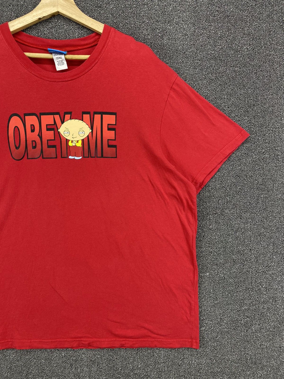 Cartoon Network Vintage Y2K Fox Family Guy Obey Me Oversized Tees T Shirts Size US XXL / EU 58 / 5 - 4 Thumbnail
