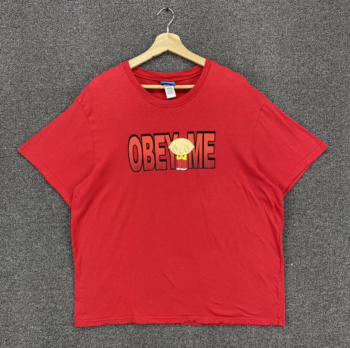 Cartoon Network Vintage Y2K Fox Family Guy Obey Me Oversized Tees T Shirts Size US XXL / EU 58 / 5 - 1 Thumbnail
