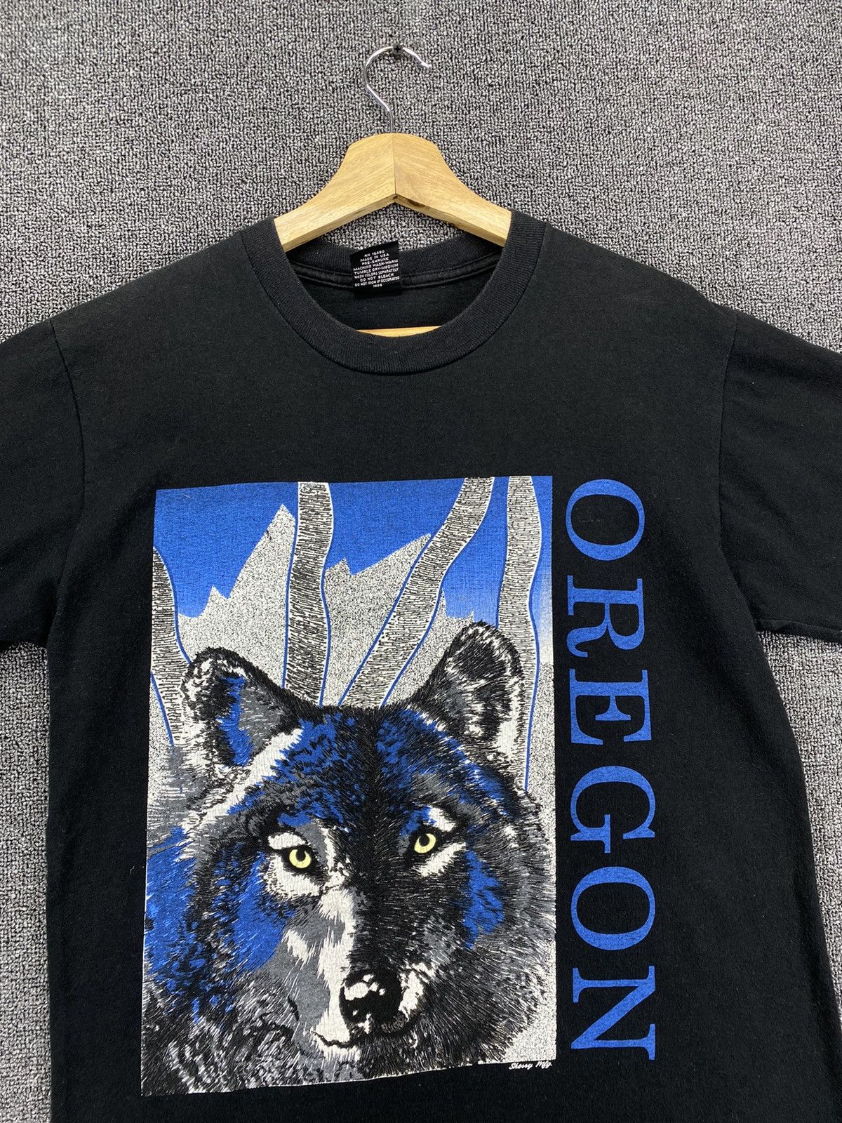 Habitat Vintage Oregon Wolf Printed Tees T Shirts Size US M / EU 48-50 / 2 - 5 Thumbnail