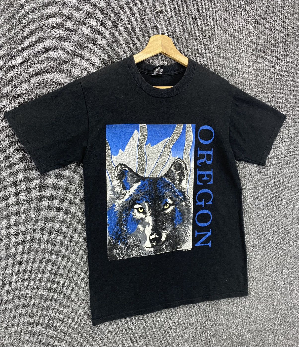 Habitat Vintage Oregon Wolf Printed Tees T Shirts Size US M / EU 48-50 / 2 - 2 Thumbnail