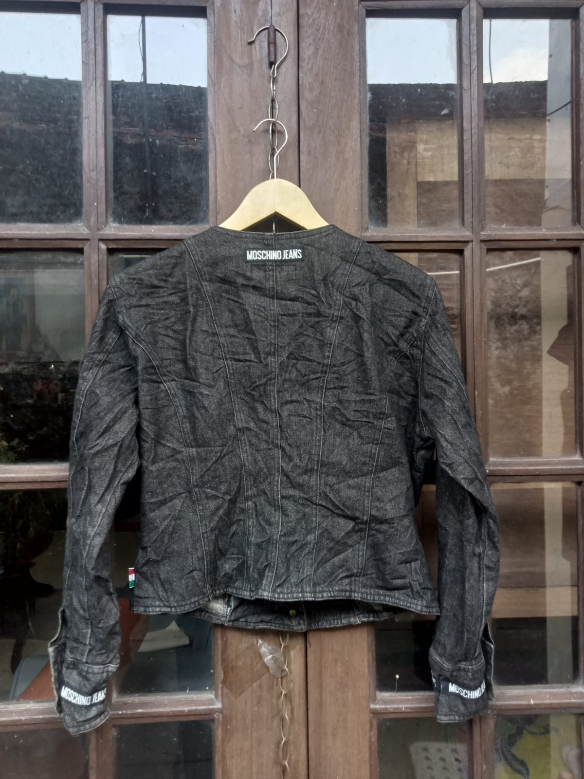 Moschino × Vintage Moschino Jeans Denim Jacket Women Medium Size M / US 6-8 / IT 42-44 - 2 Thumbnail