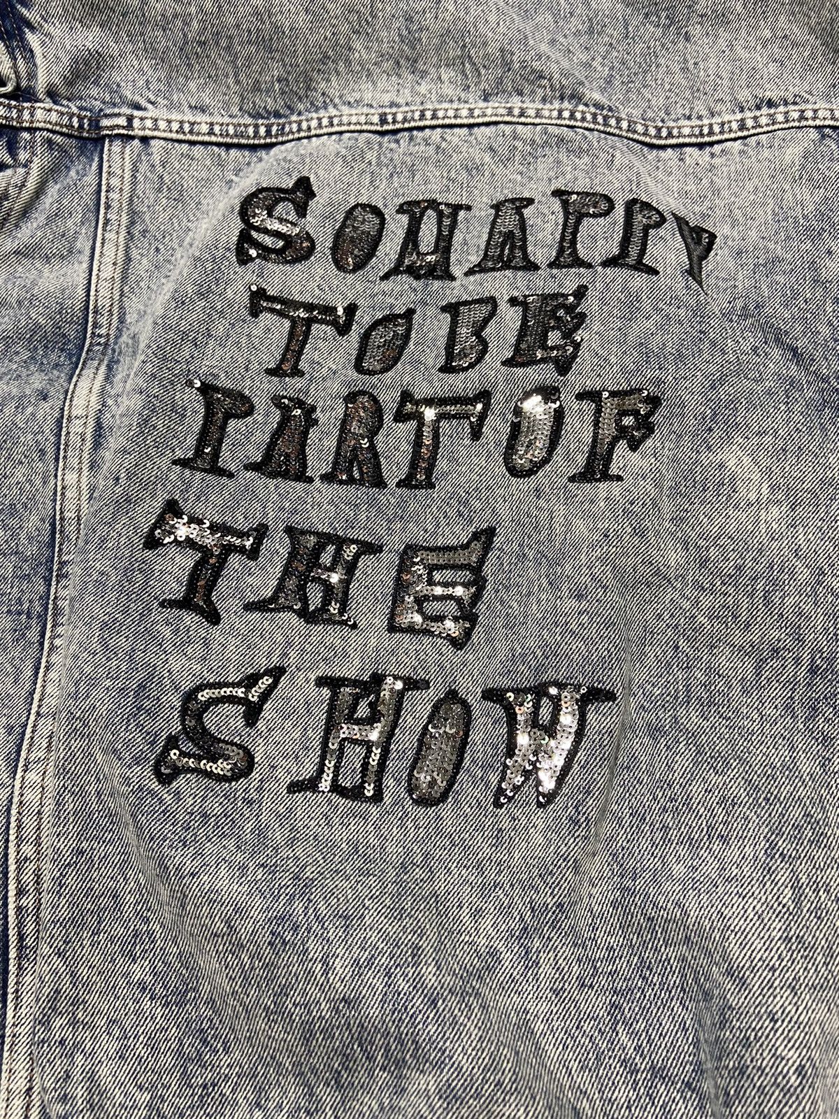 Celine × Hedi Slimane XS Celine Oversized ‘so happy’ sequin denim bomber jacket Size US XS / EU 42 / 0 - 3 Thumbnail