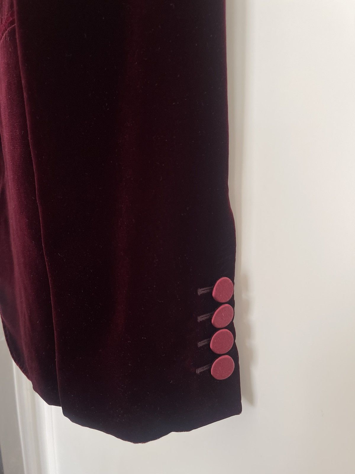 Hedi Slimane × Saint Laurent Paris Saint Laurent Paris HEDI SLIMANE Velvet Tuxedo Size 48R - 3 Thumbnail