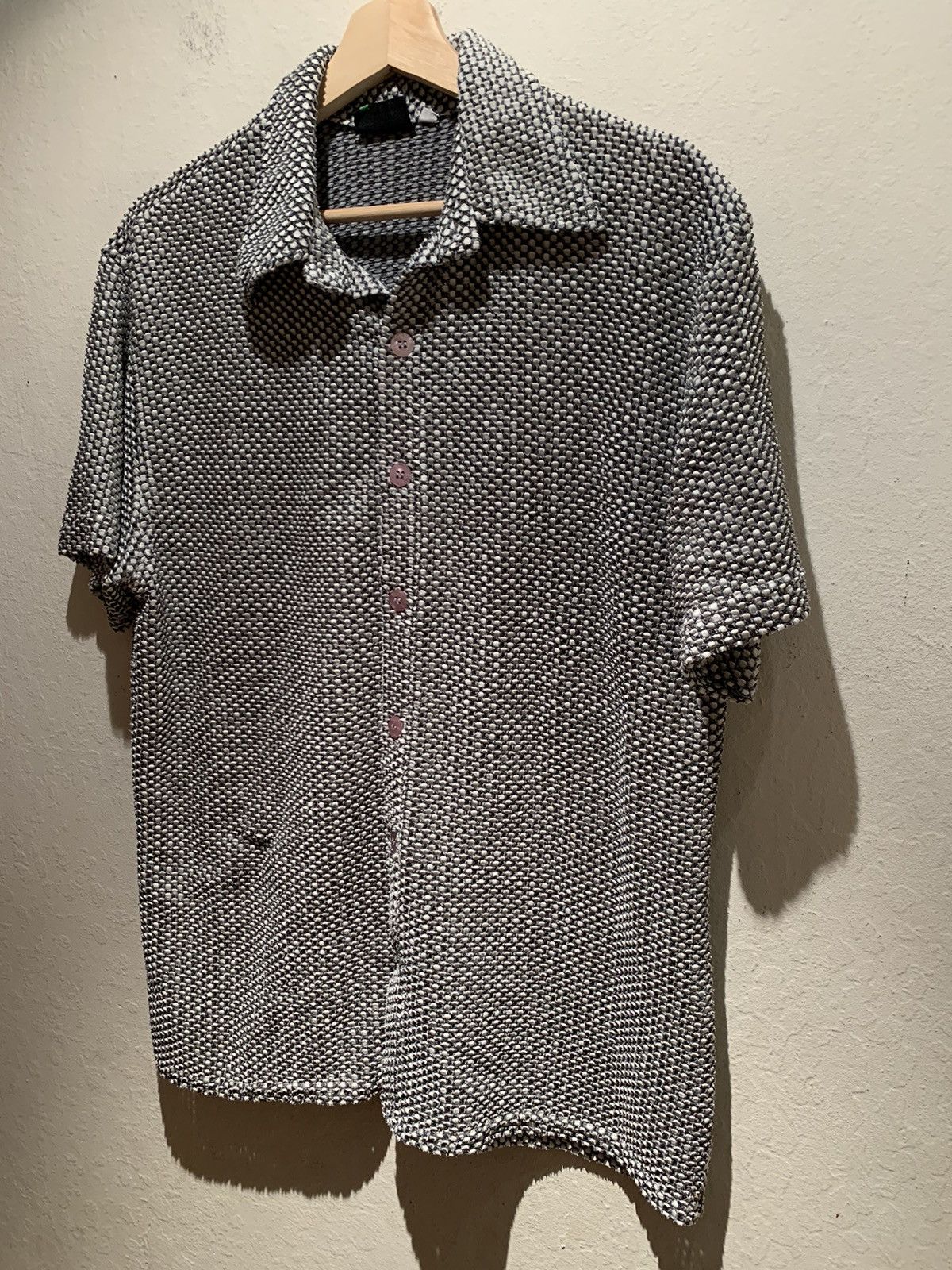 Designer × Vintage *RARE* Vintage Positano Charles Lapson Knit Polo Shirt - L Size US L / EU 52-54 / 3 - 1 Thumbnail