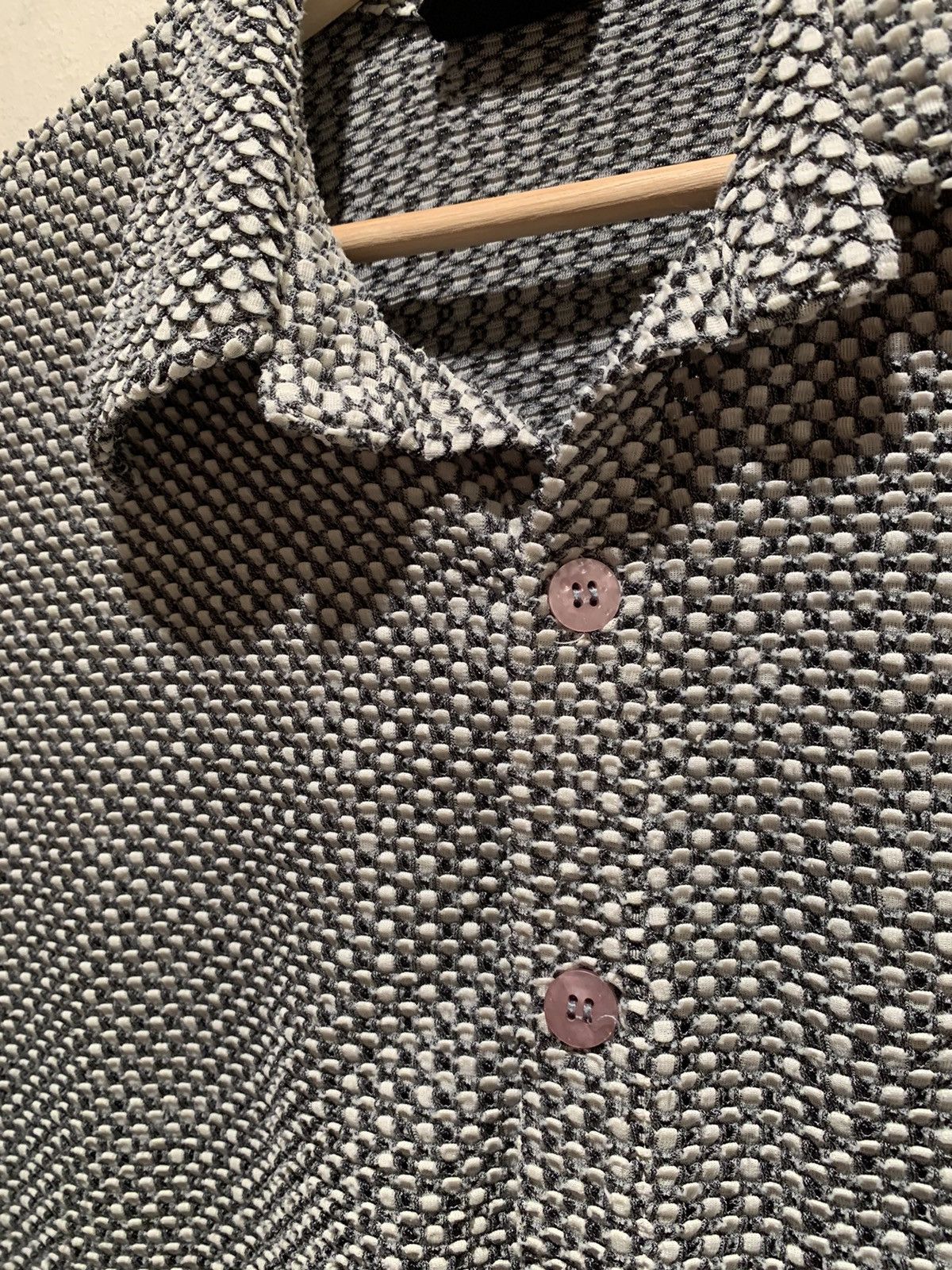 Designer × Vintage *RARE* Vintage Positano Charles Lapson Knit Polo Shirt - L Size US L / EU 52-54 / 3 - 3 Thumbnail