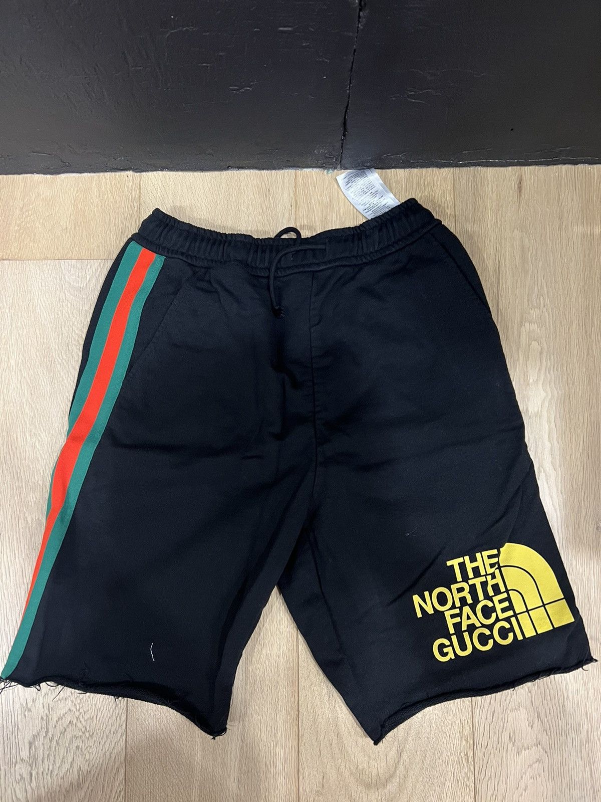 Gucci x The North Face White Allover-Logo Shorts