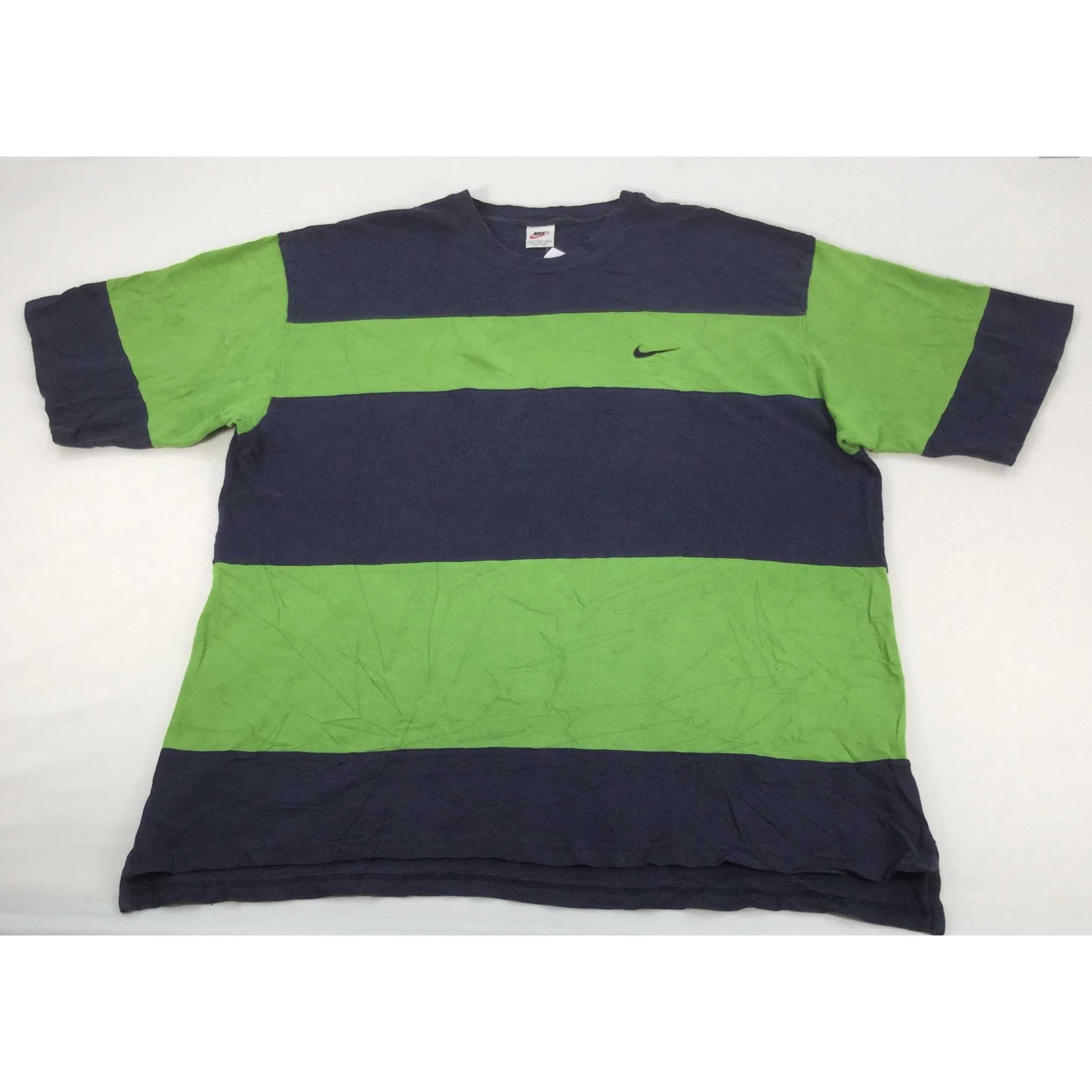 Vintage Nike Stripe Logl T Shirt Size S