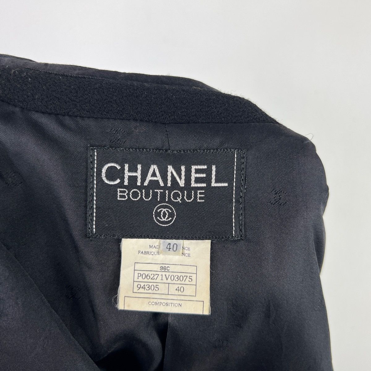 Chanel Vintage Chanel 1996 Cruise Wool Bow Jacket CC Button Size 40 Size M / US 6-8 / IT 42-44 - 12 Thumbnail
