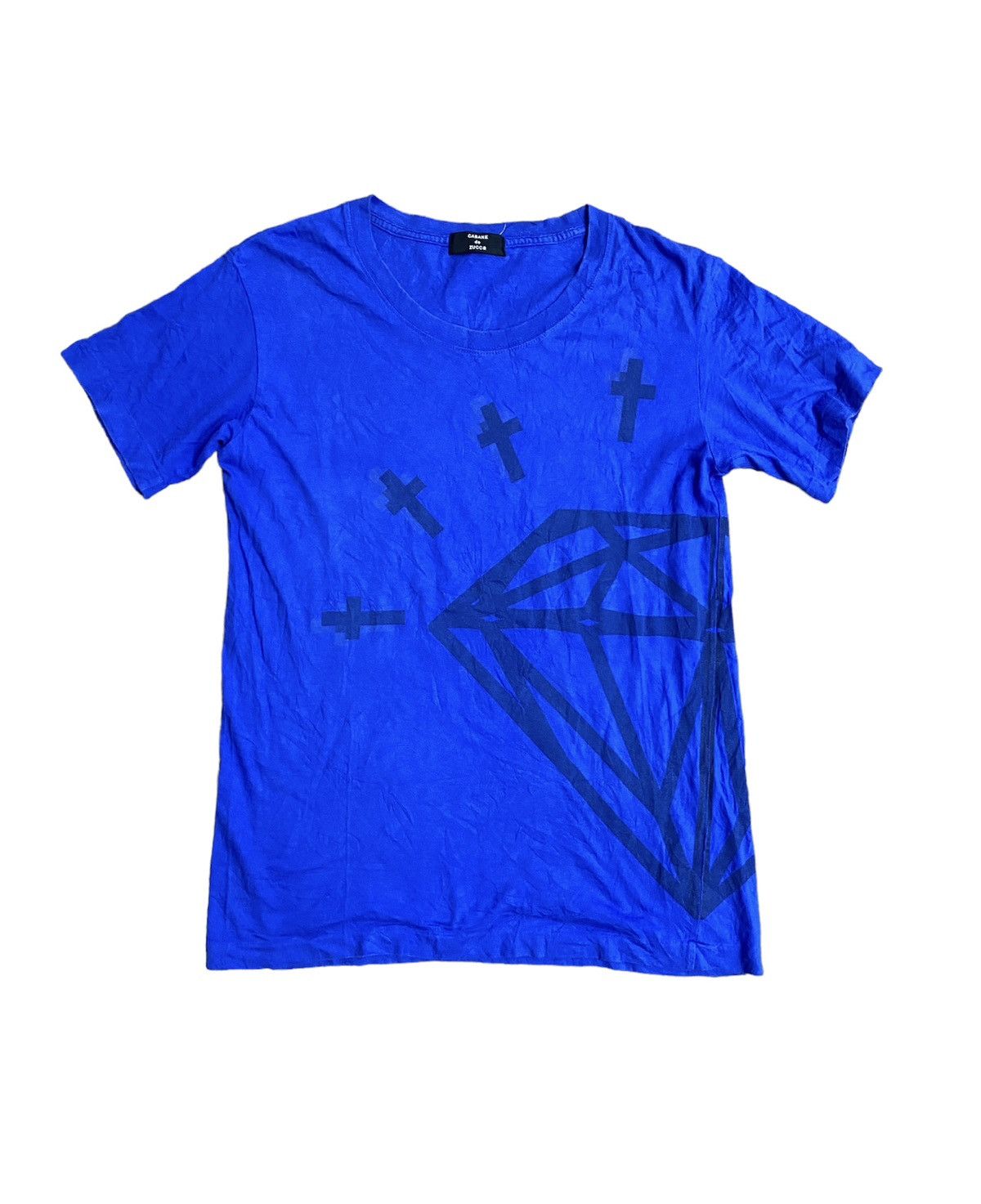 CABANE de ZUCCa × Final Home × Issey Miyake Vtg ZUCCA cross and diamond tee Size US M / EU 48-50 / 2 - 1 Thumbnail