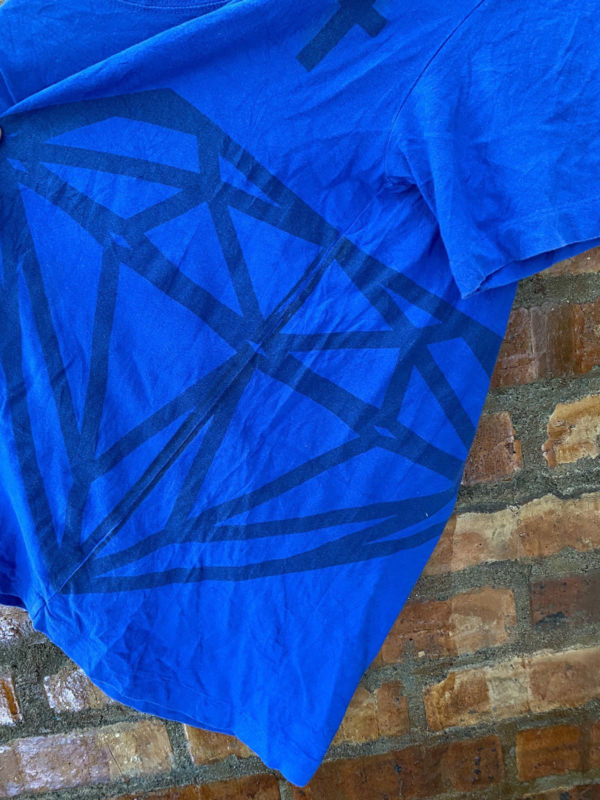 CABANE de ZUCCa × Final Home × Issey Miyake Vtg ZUCCA cross and diamond tee Size US M / EU 48-50 / 2 - 6 Thumbnail